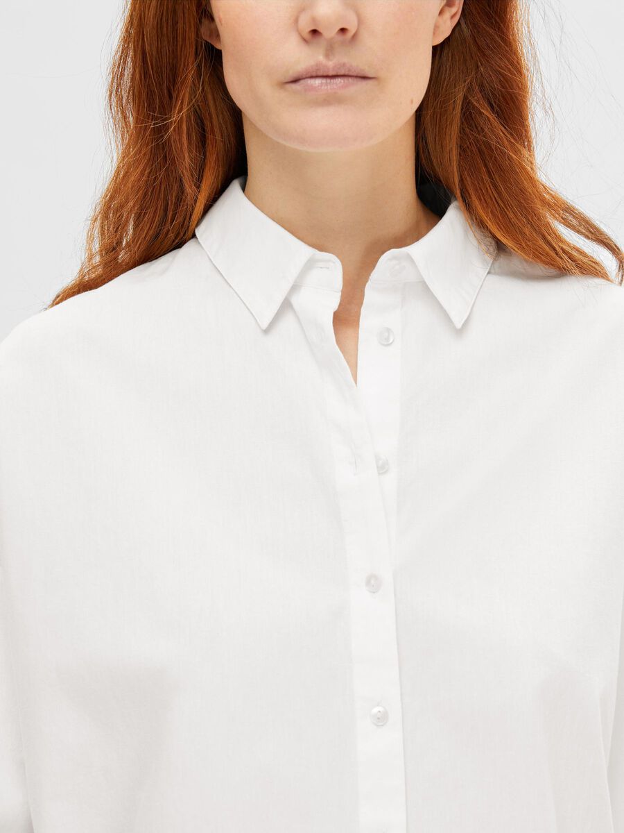 SLFDINA-SANNI LS SHIRT NOOS (bright white)