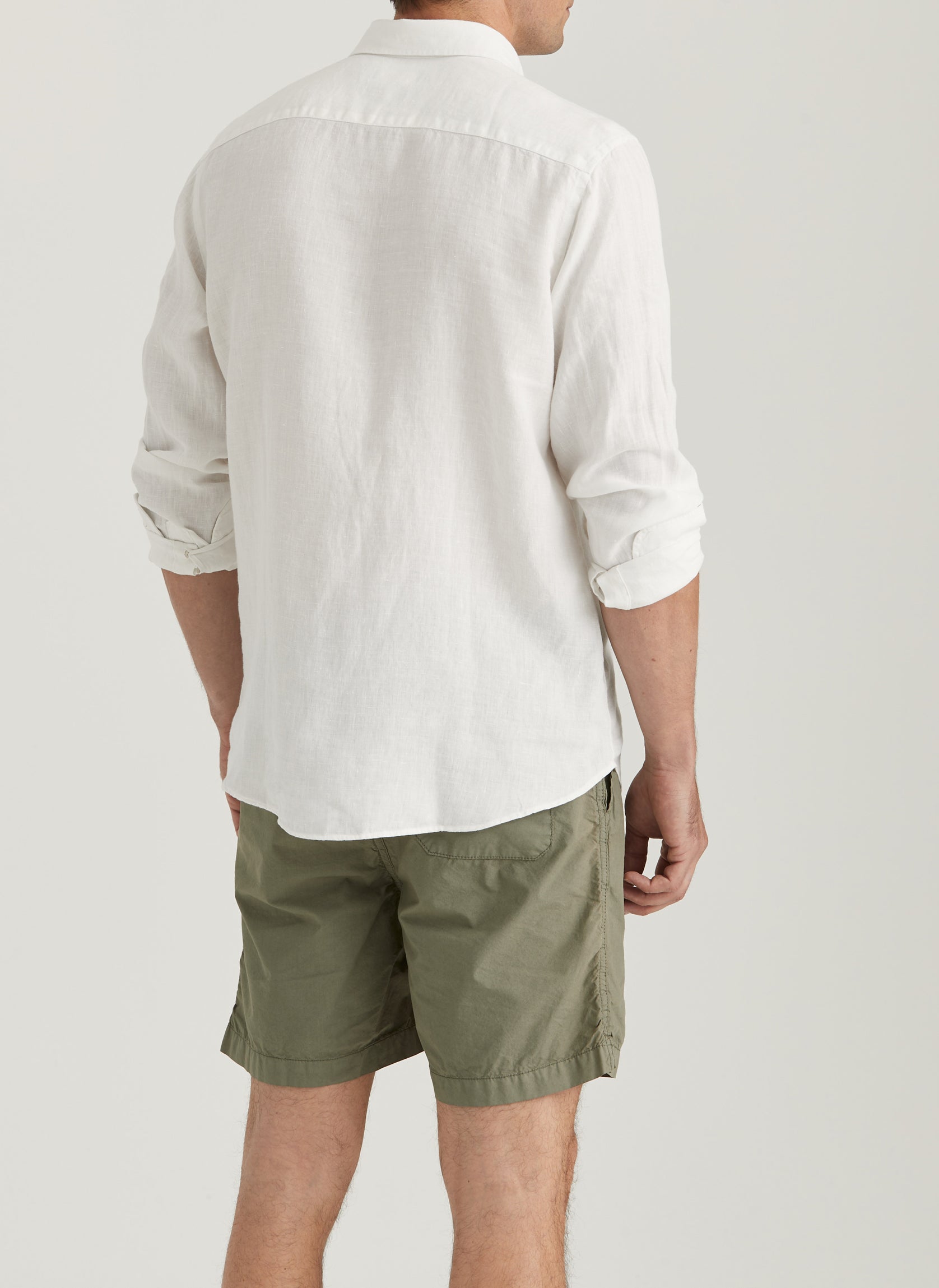 Douglas BD Linen Shirt LS. (02 Off white) - D.O. Design Only