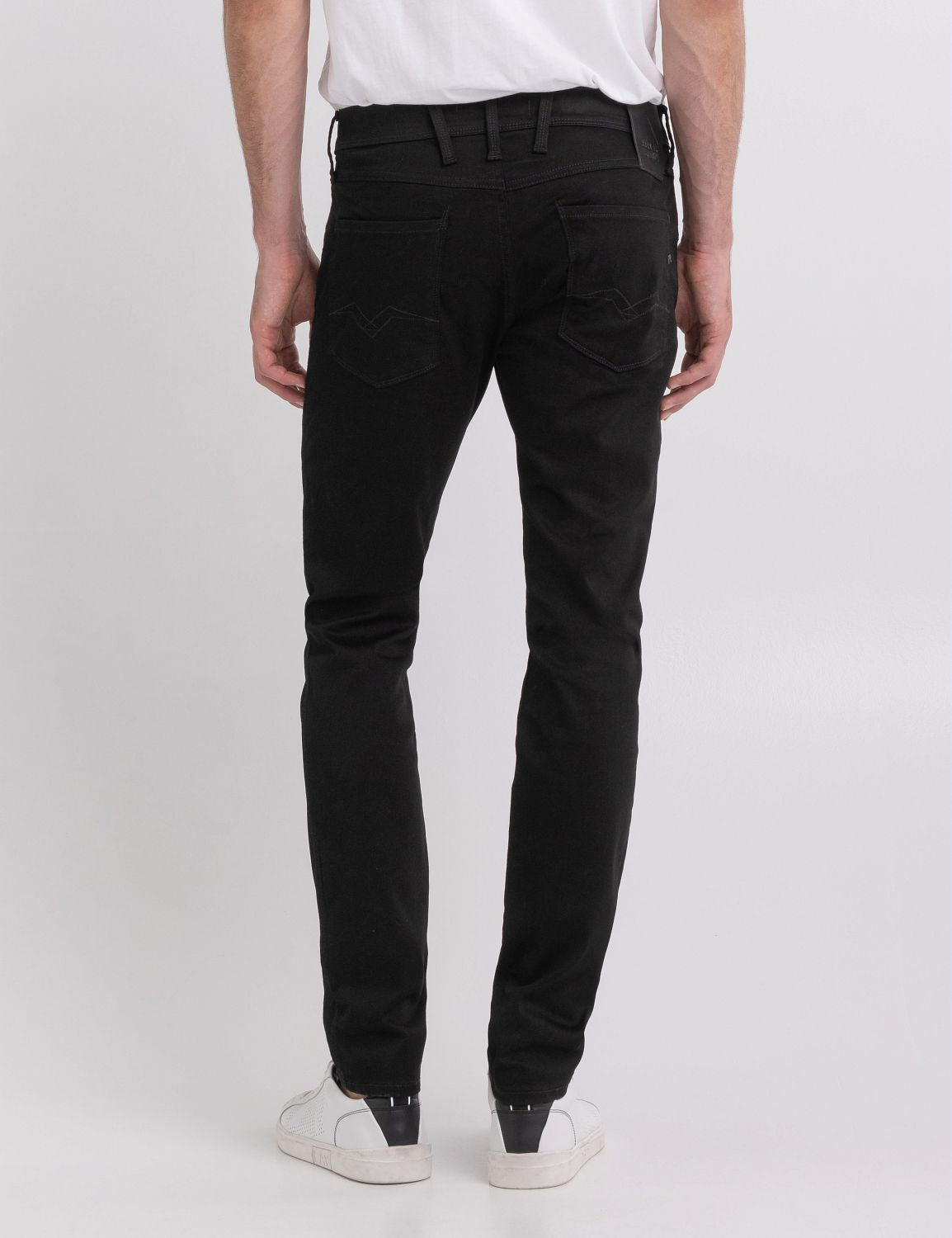 Trousers ANBASS Forever Dark, Sustainable. (098 BLACK Raw wash tone)