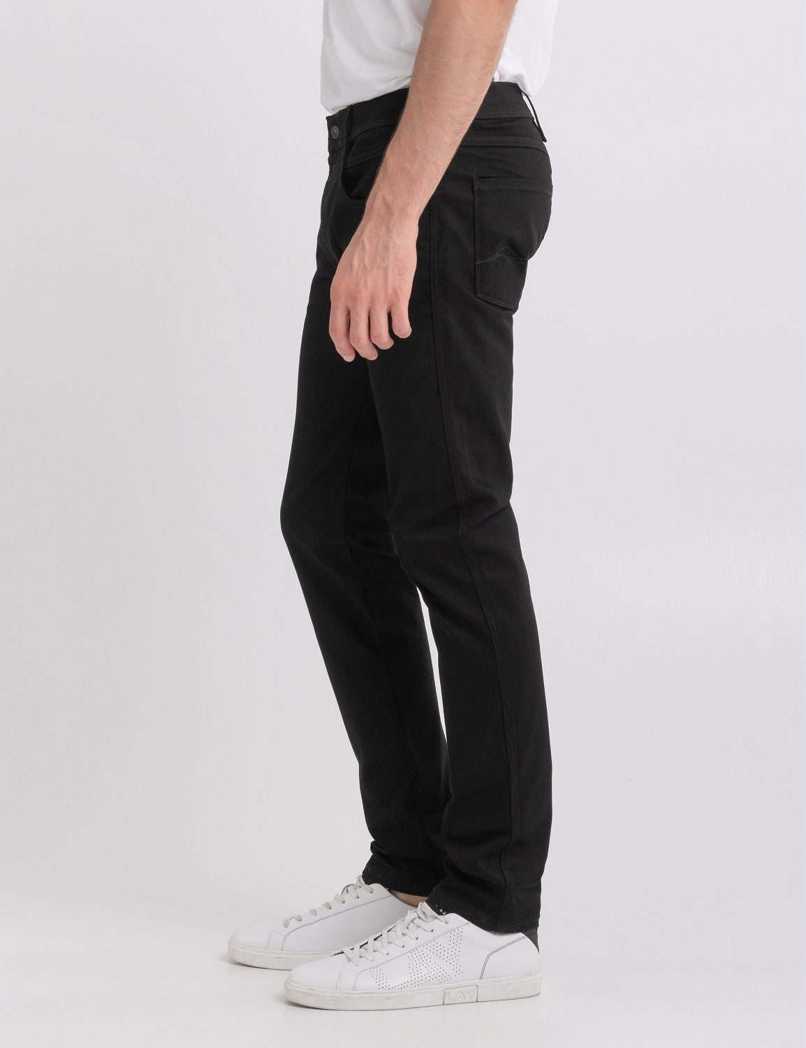 Trousers ANBASS Forever Dark, Sustainable. (098 BLACK Raw wash tone)