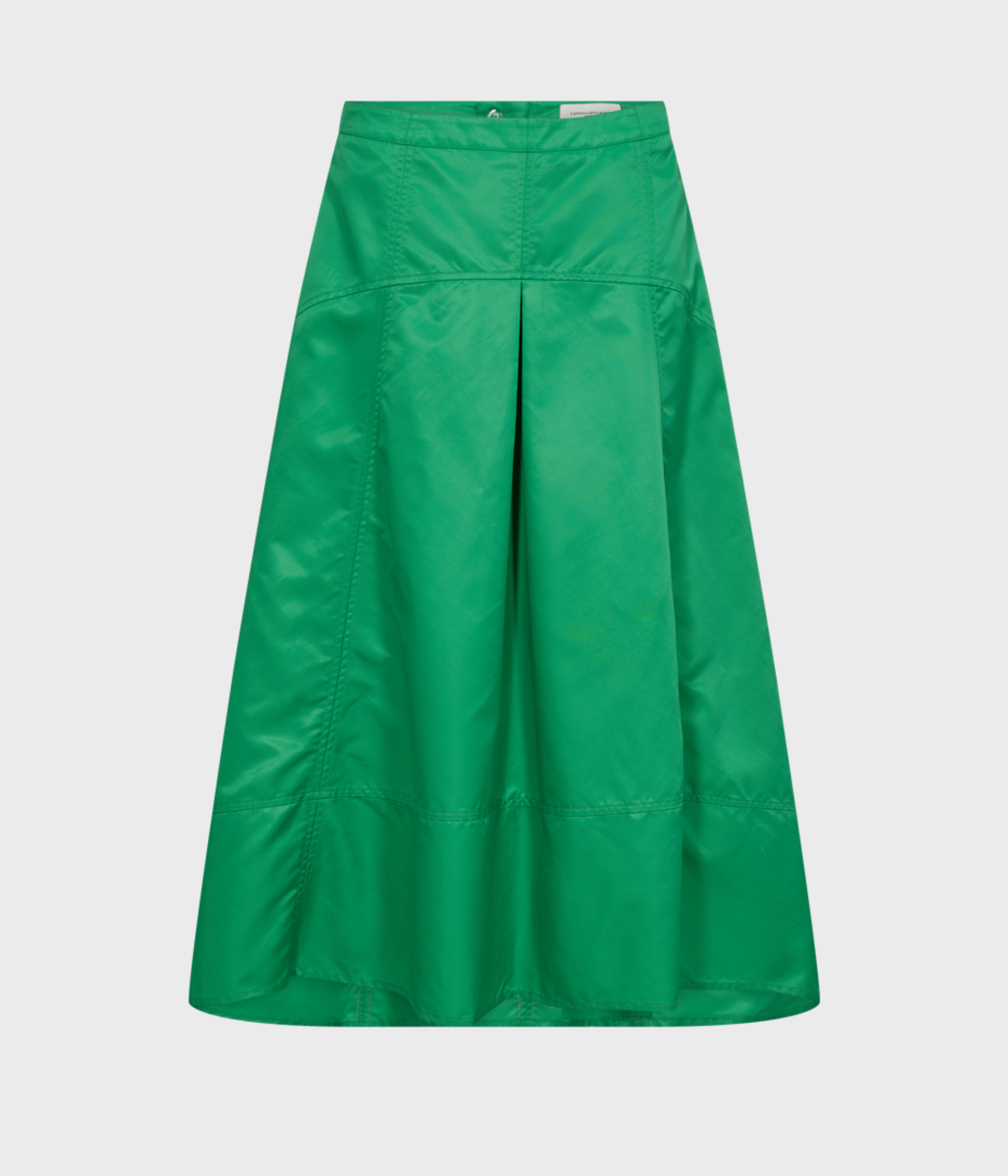 B.O.G Collective Gela Embroidered Midi Skirt in Moss
