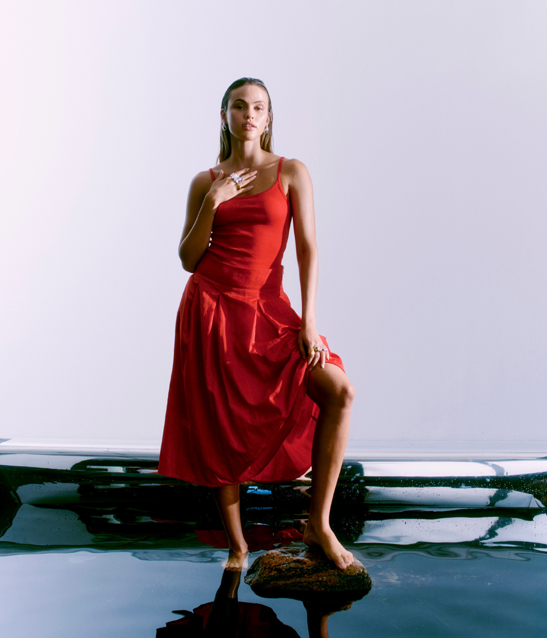 CMSIMI-SKIRT (8151 Tomato)