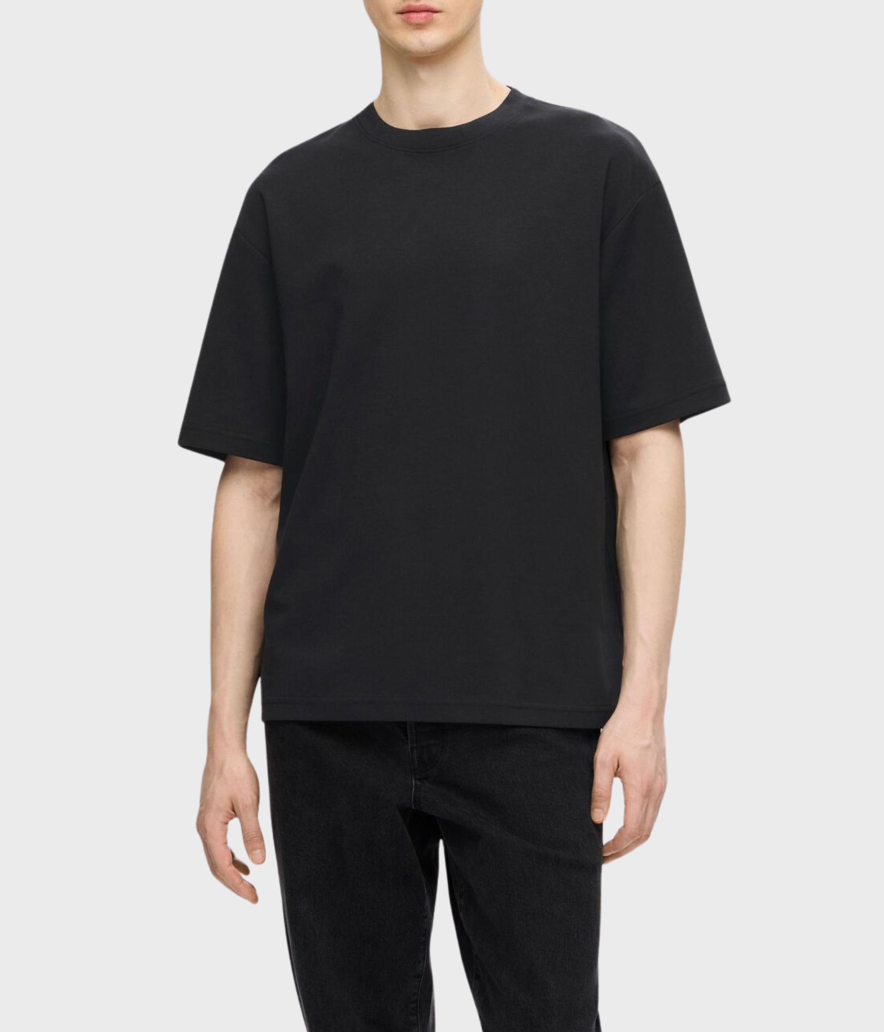 kortärmad svart t-shirten från Selected Homme