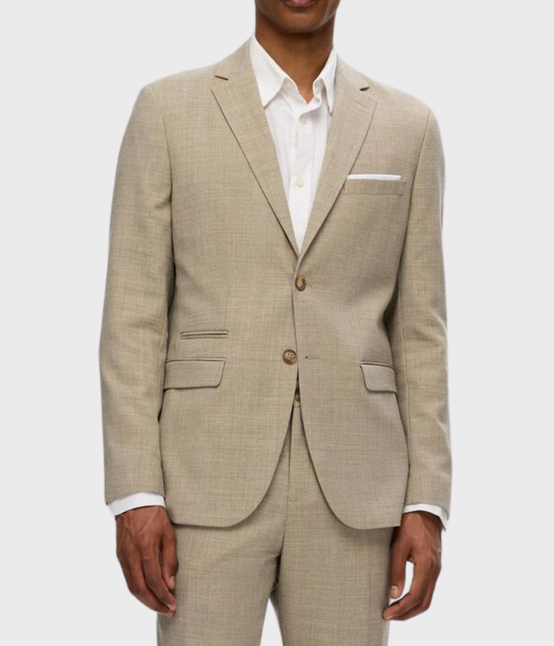 Sandfärgad kavaj från Selected Homme