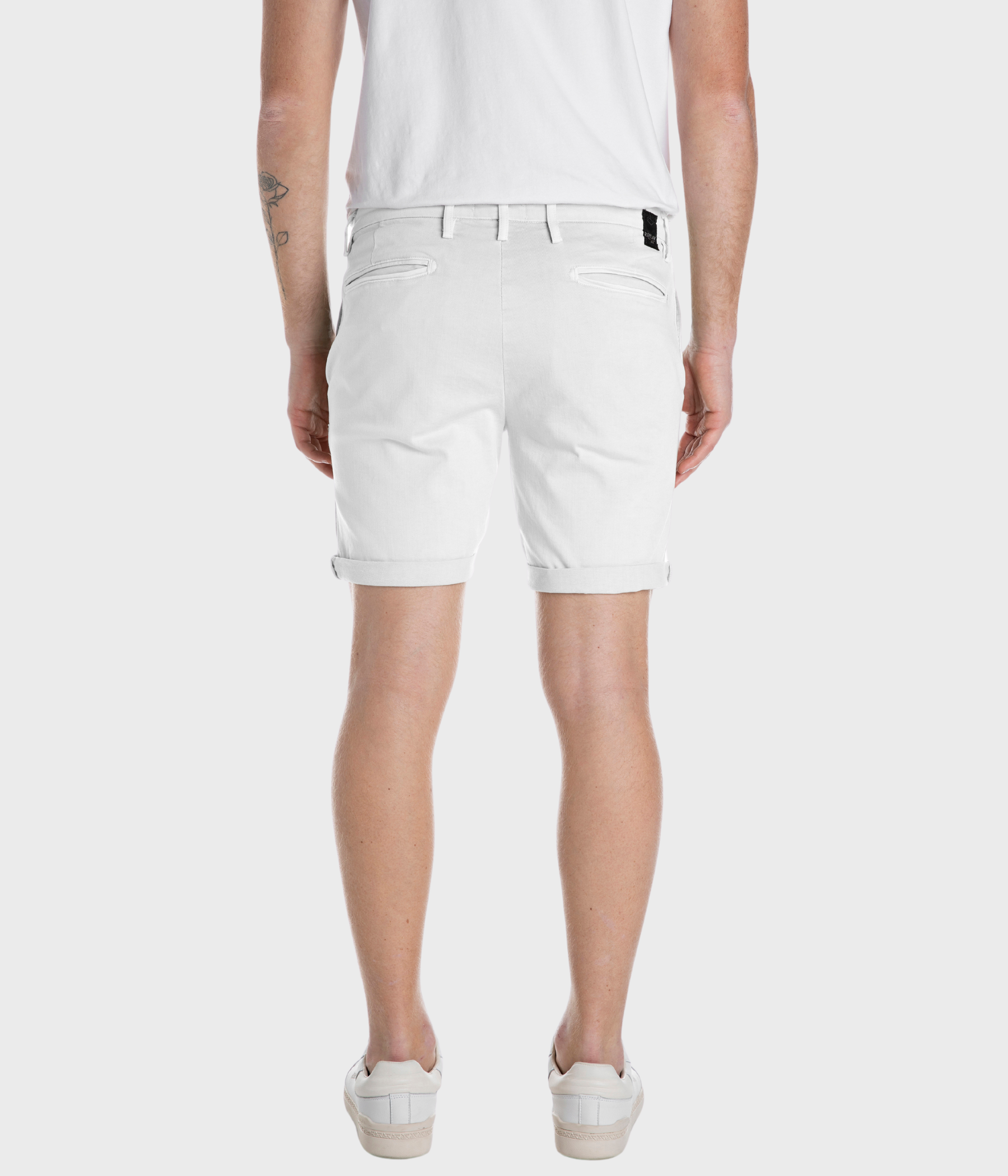 Shorts BENNI SHORT Hyperchino Color Xlite (011 NATURAL WHITE Stonewashed)