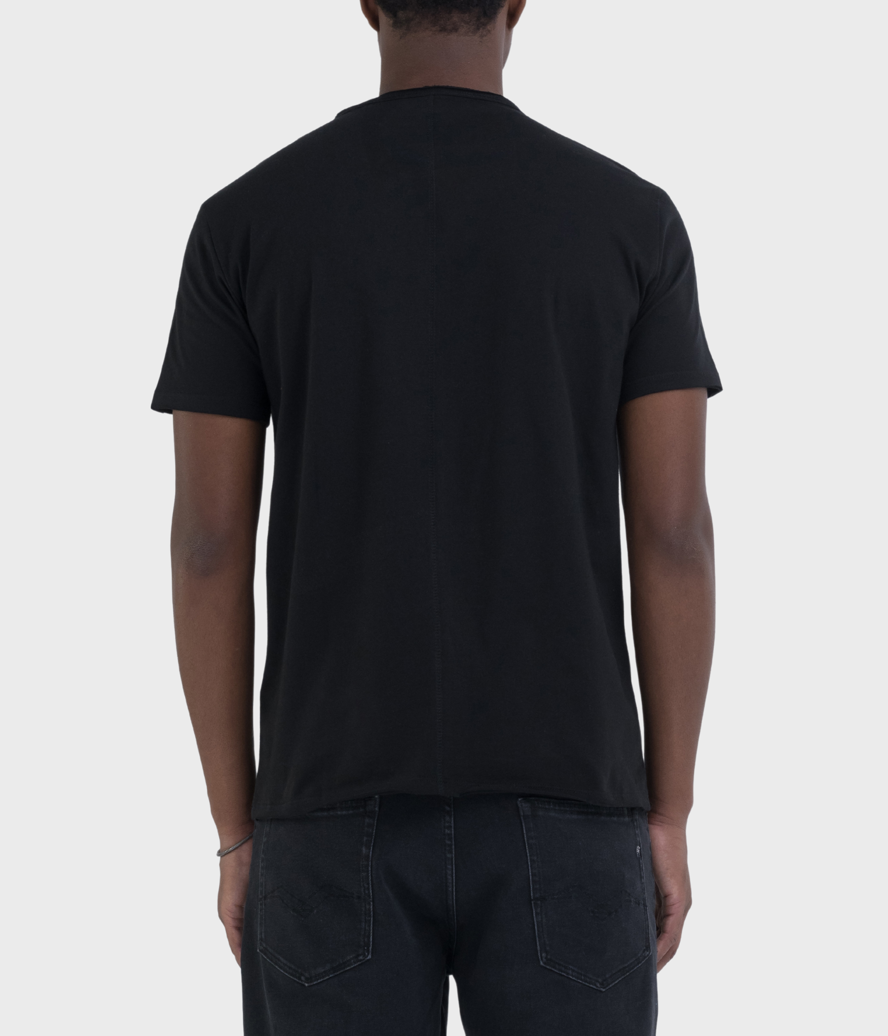 T-Shirt O-Neck. (098 BLACK)