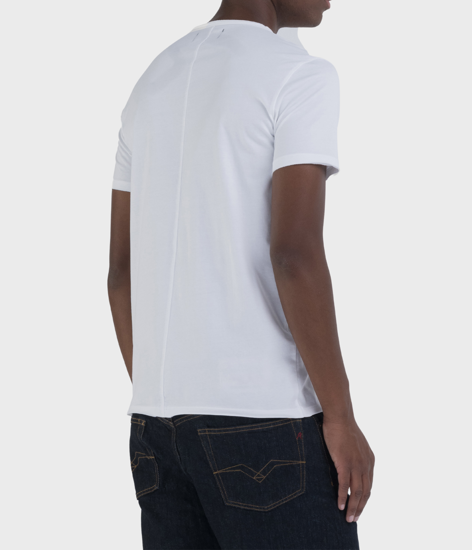 T-Shirt O-Neck. (001 WHITE)