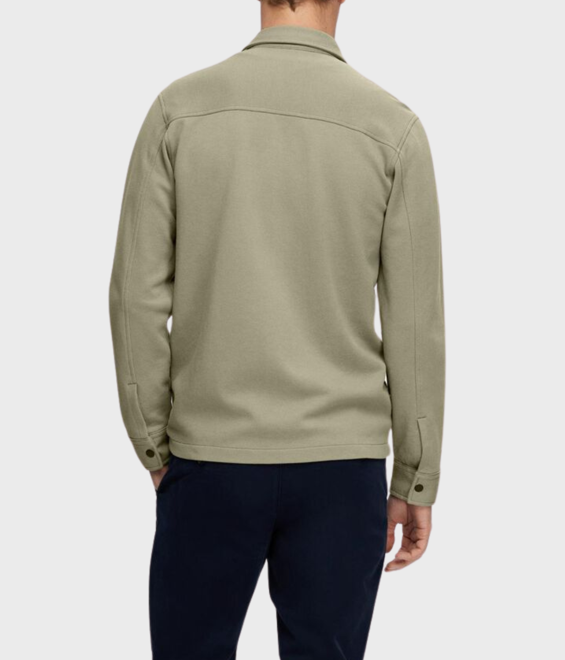 SLHJACKIE SWEAT JACKET NOOS. (Vetiver)
