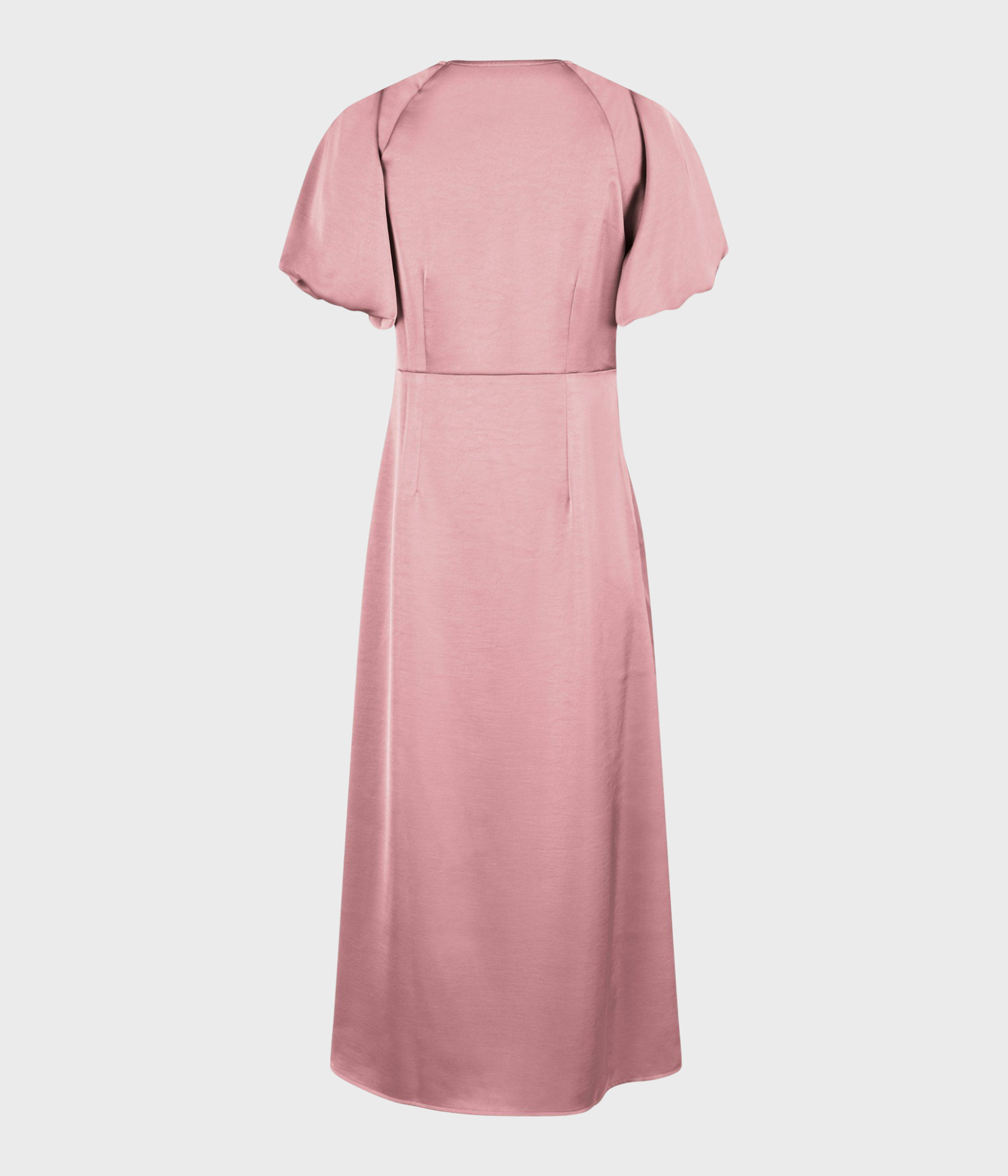 Illana Heavy Sateen Dress. (823 Evening Rose)