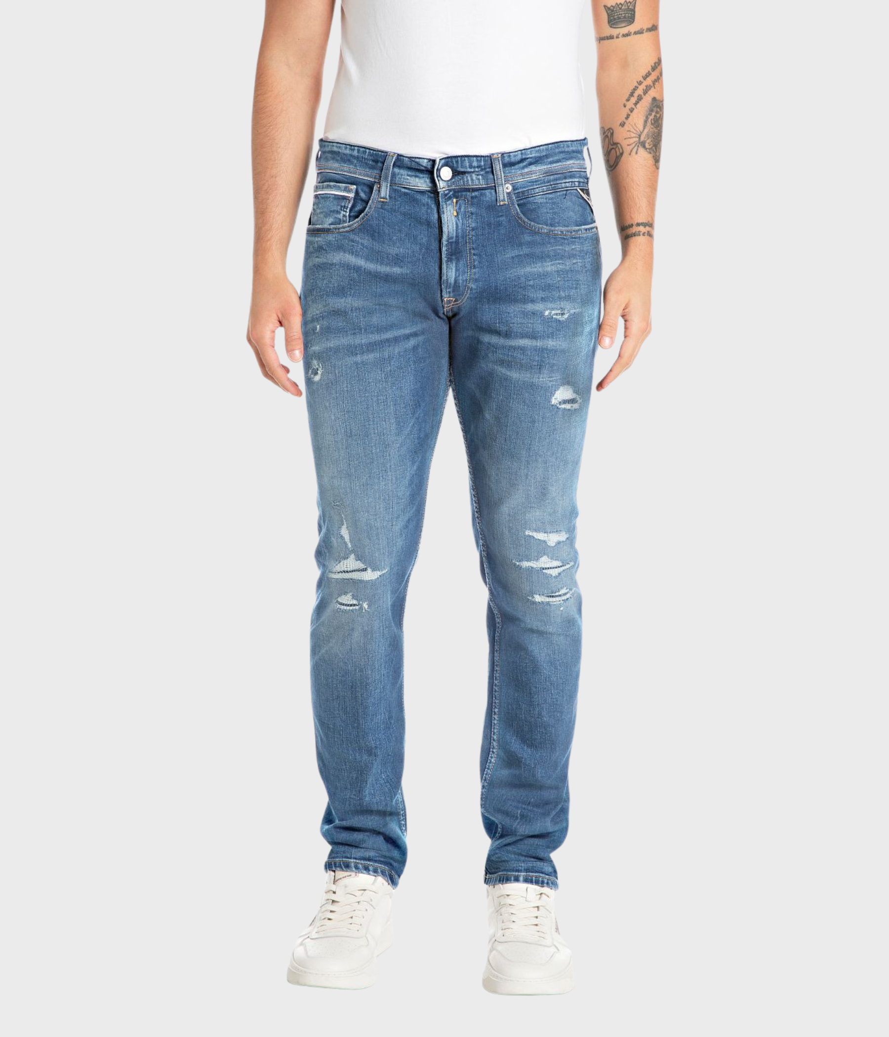 Trousers GROVER 573 ECO PLUS. (009 MEDIUM BLUE Medium tone)