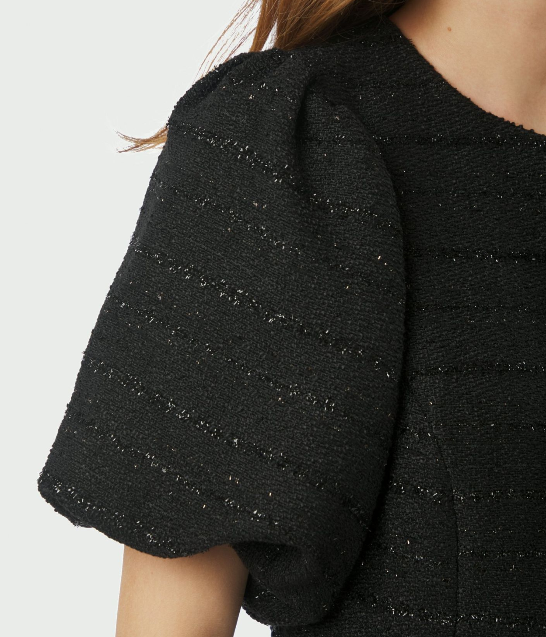 Anela Boucle Blouse (100 Black)