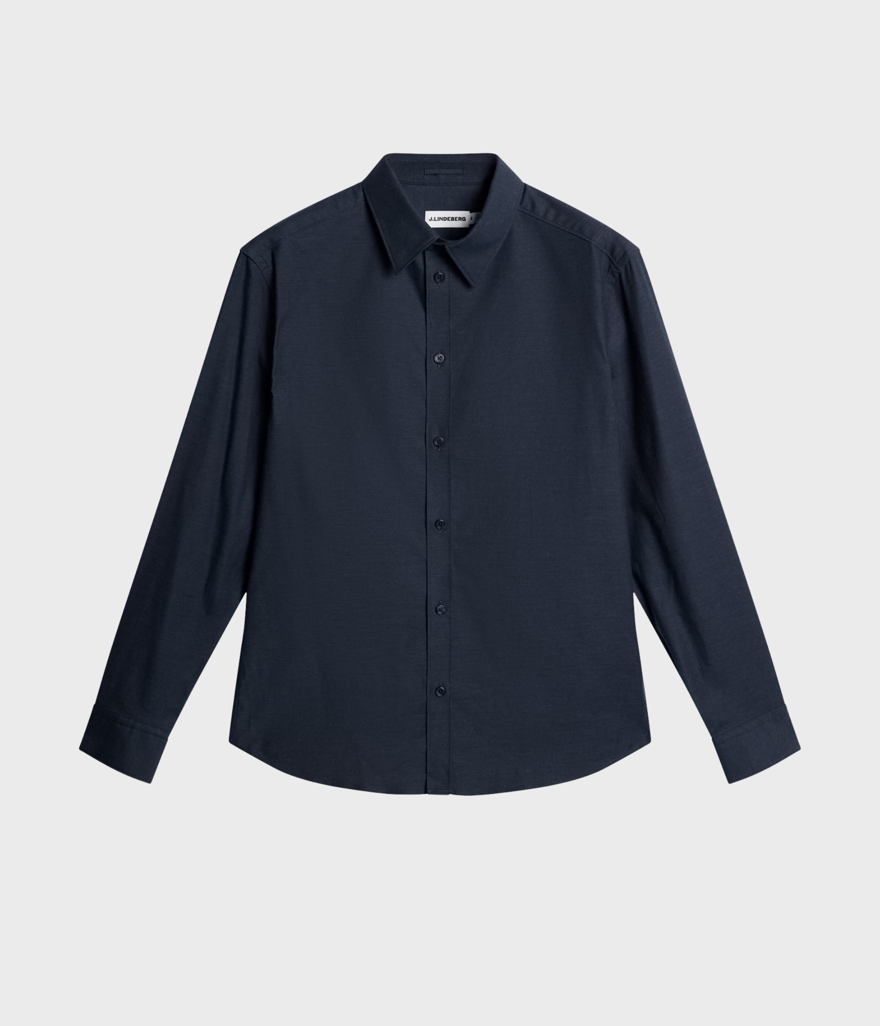 Slim Light Flannel Shirt. (6855 JL Navy)