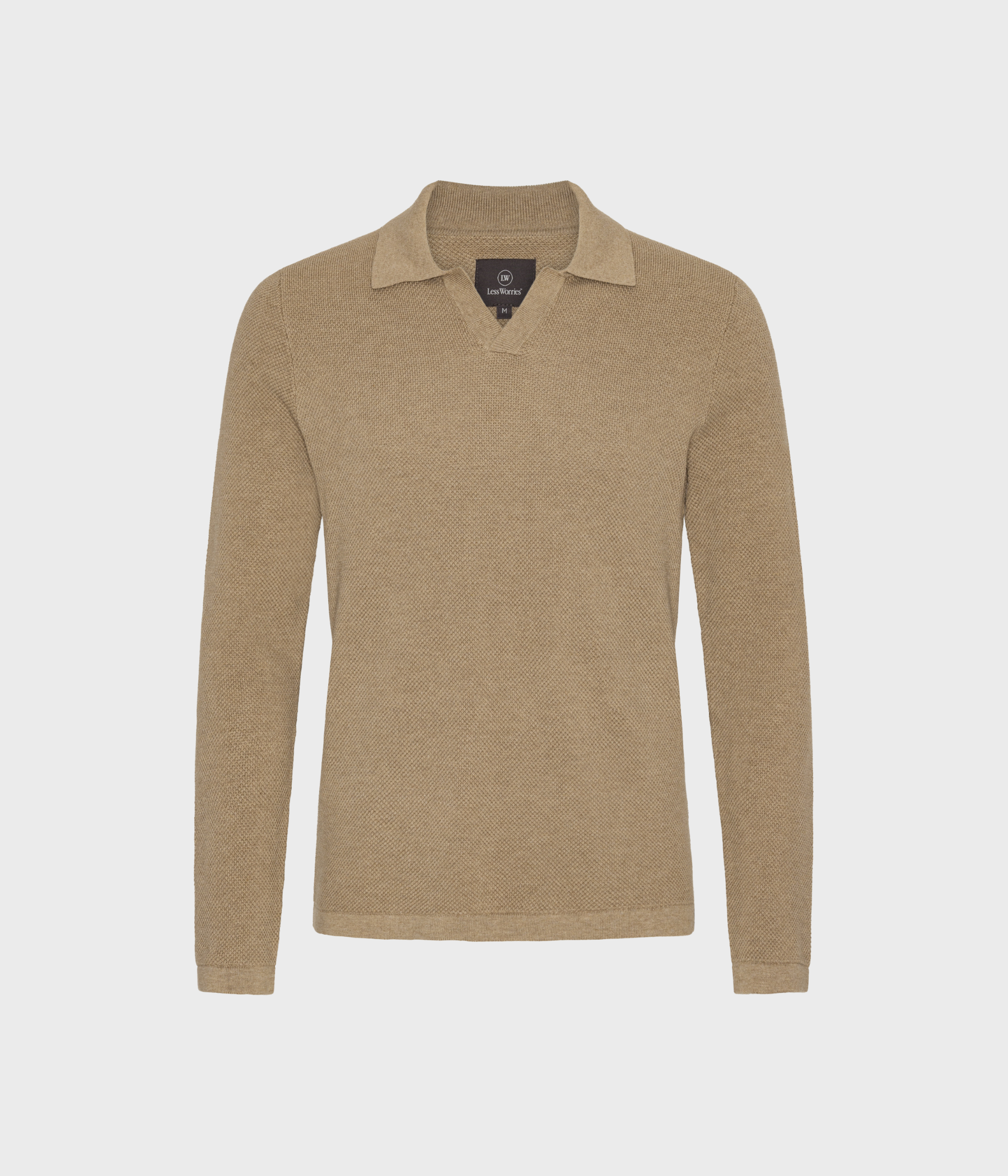 Cotton Bowling Collar. (sand)