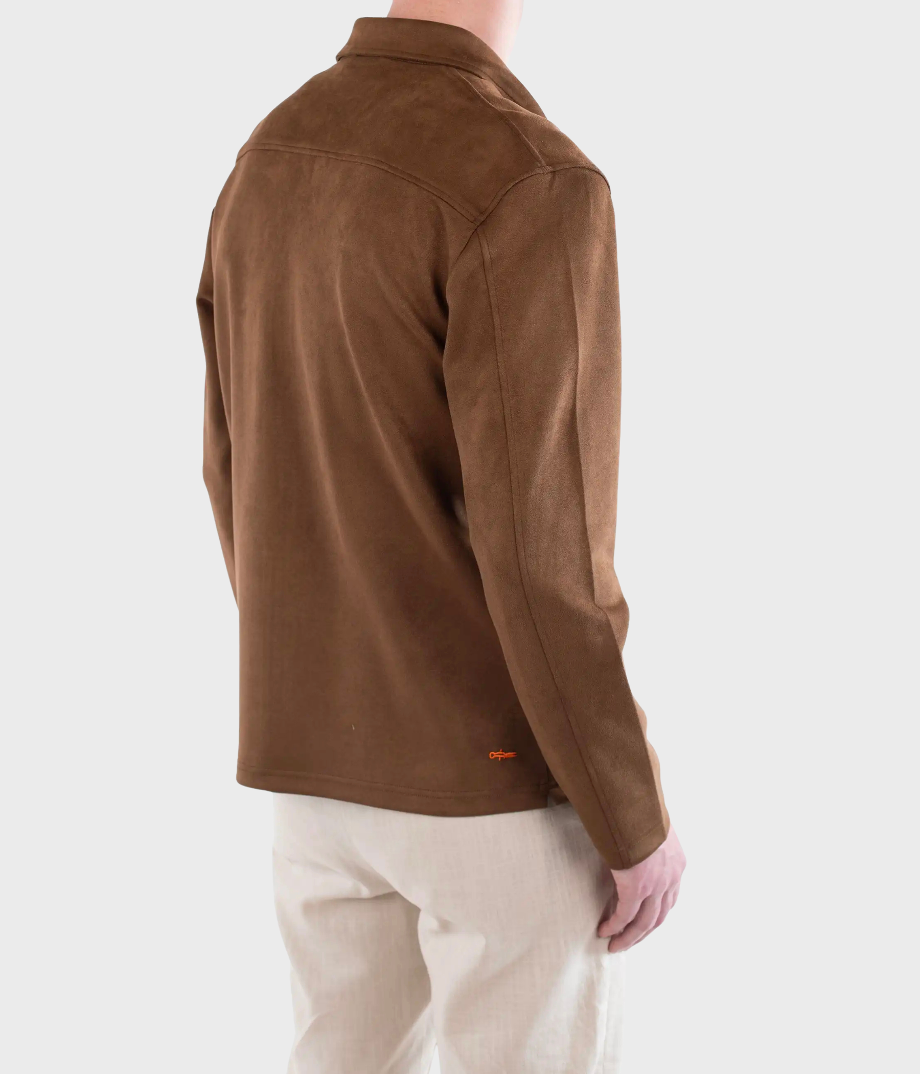 Neo Vegan Suede Overshirt 2.0 (064 Mocha brown)