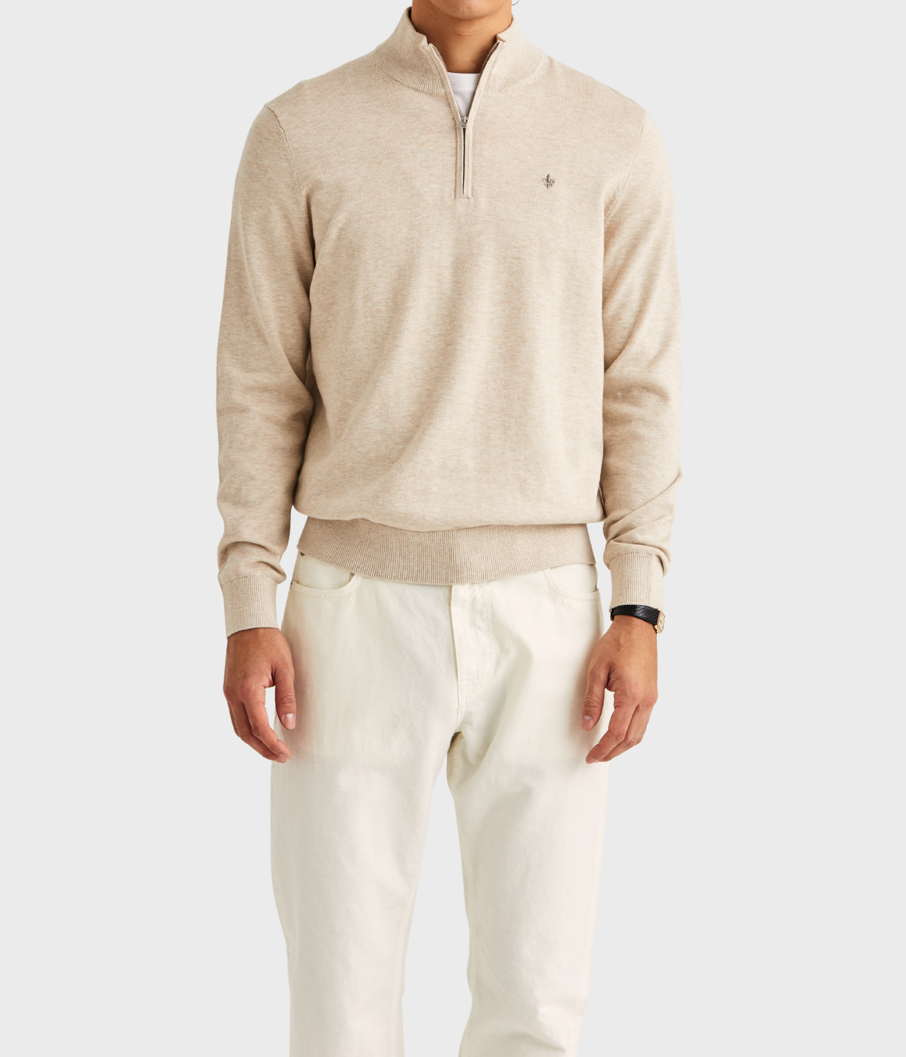 Riley Half Zip (05 Khaki)