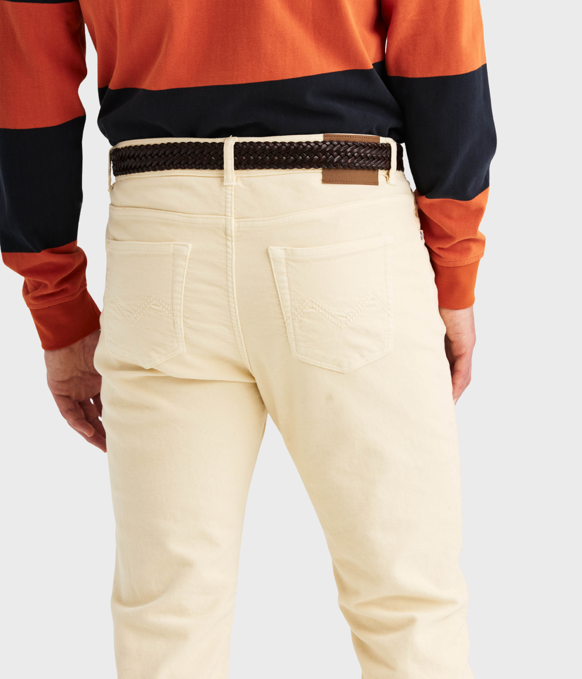James Winter Twill 5-Pocket (04 Off white)