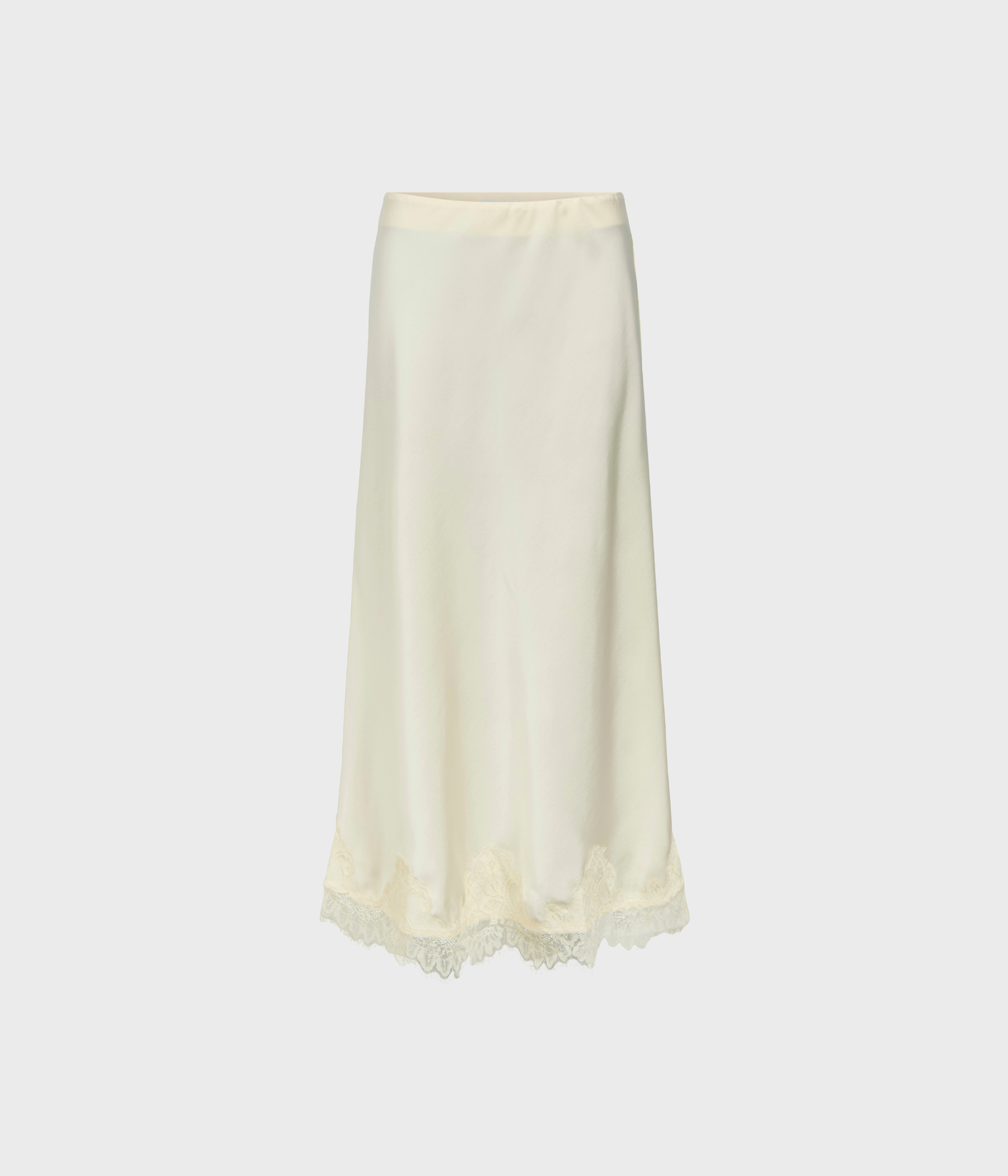OBJNALINE MW LONG LACE SKIRT (Cloud Dancer)