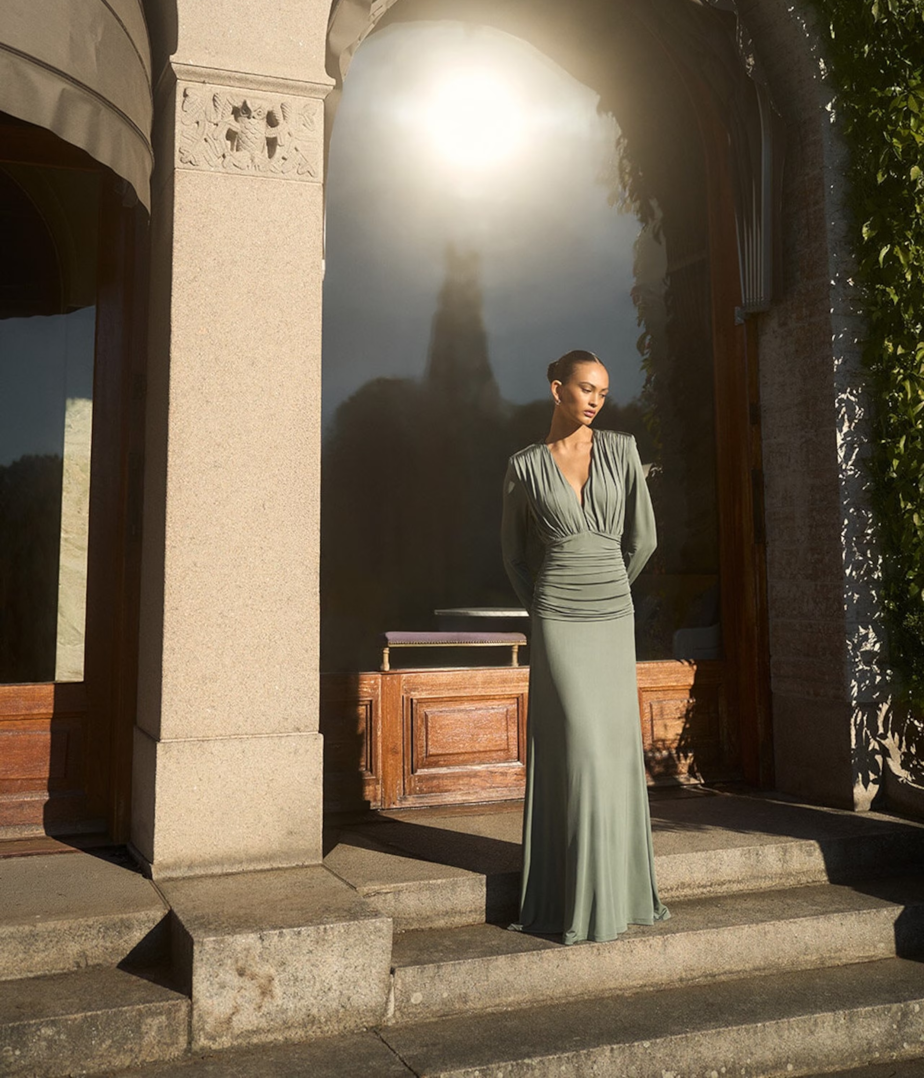 Kamelia Dress (AGAVE GREEN)