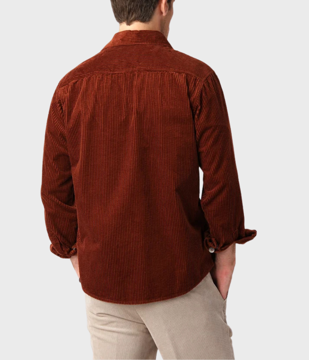 Cord Shirt. (Brick)