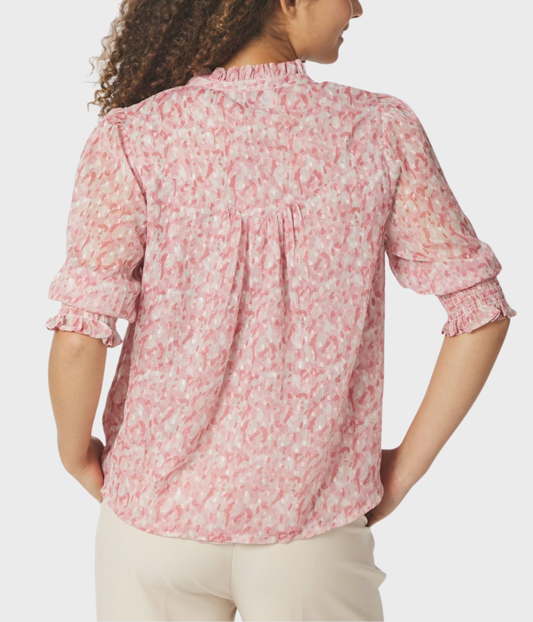 Diana Blurred Blouse (165 Rose)