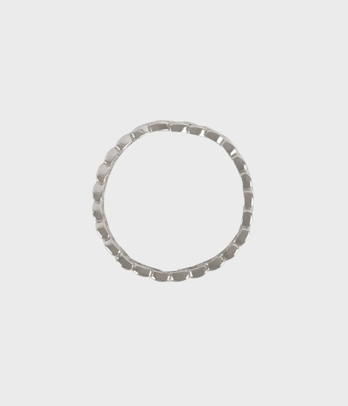 Union Small Elastic Chain Brace Plain (silver)
