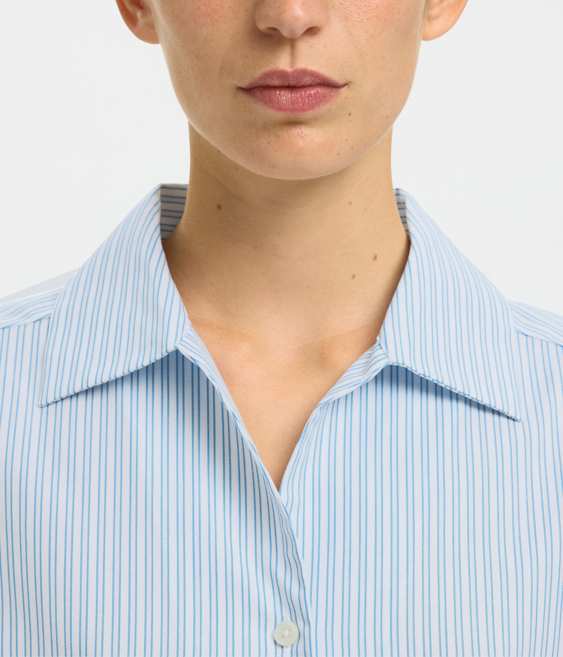 SLFESTER OVERSIZE 3/4 SHIRT B (Malibu Blue Stripes:STRIPE) - D.O. Design Only