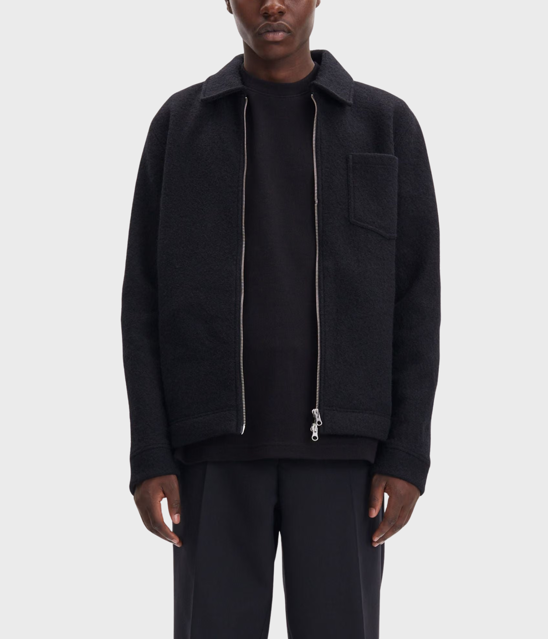 Hannes Full Zip 14612. (CLR000021 BLACK)