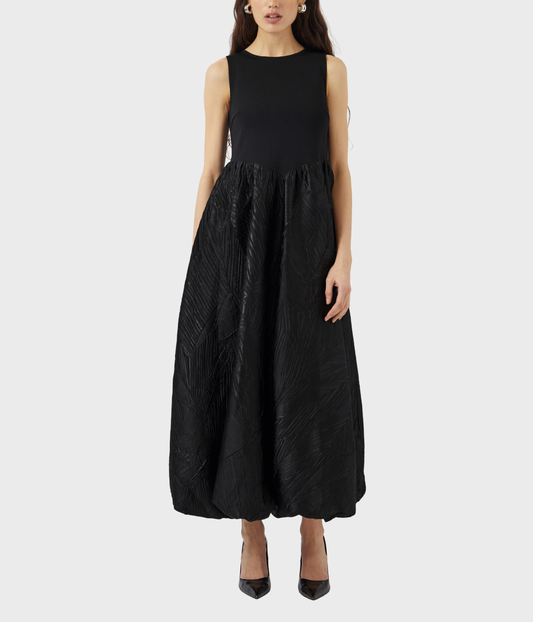 YASVIRO SL LONG DRESS - SHOW. (Black)