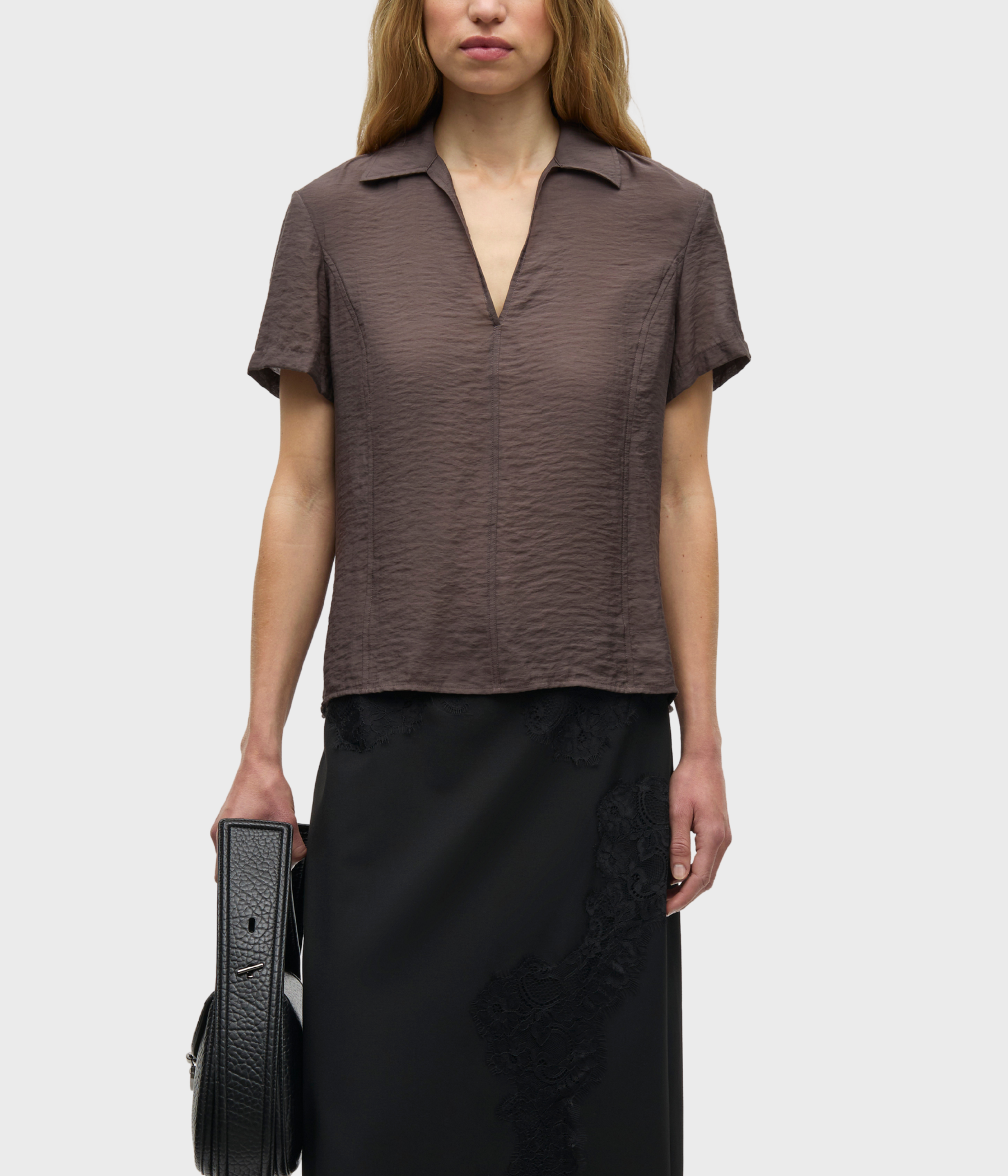 Samajan Ss Blouse 15754 (190910TCX MULCH)