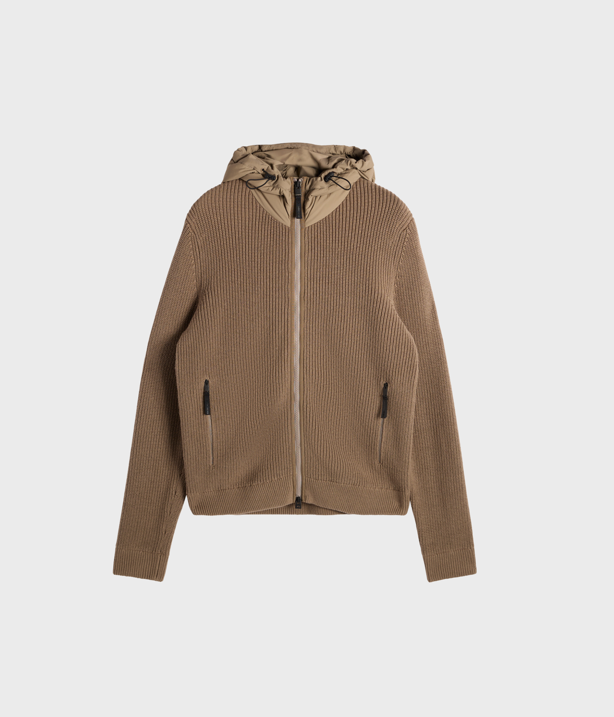 Dorin Knit Hood Hybrid Jacket (U144 Brindle)
