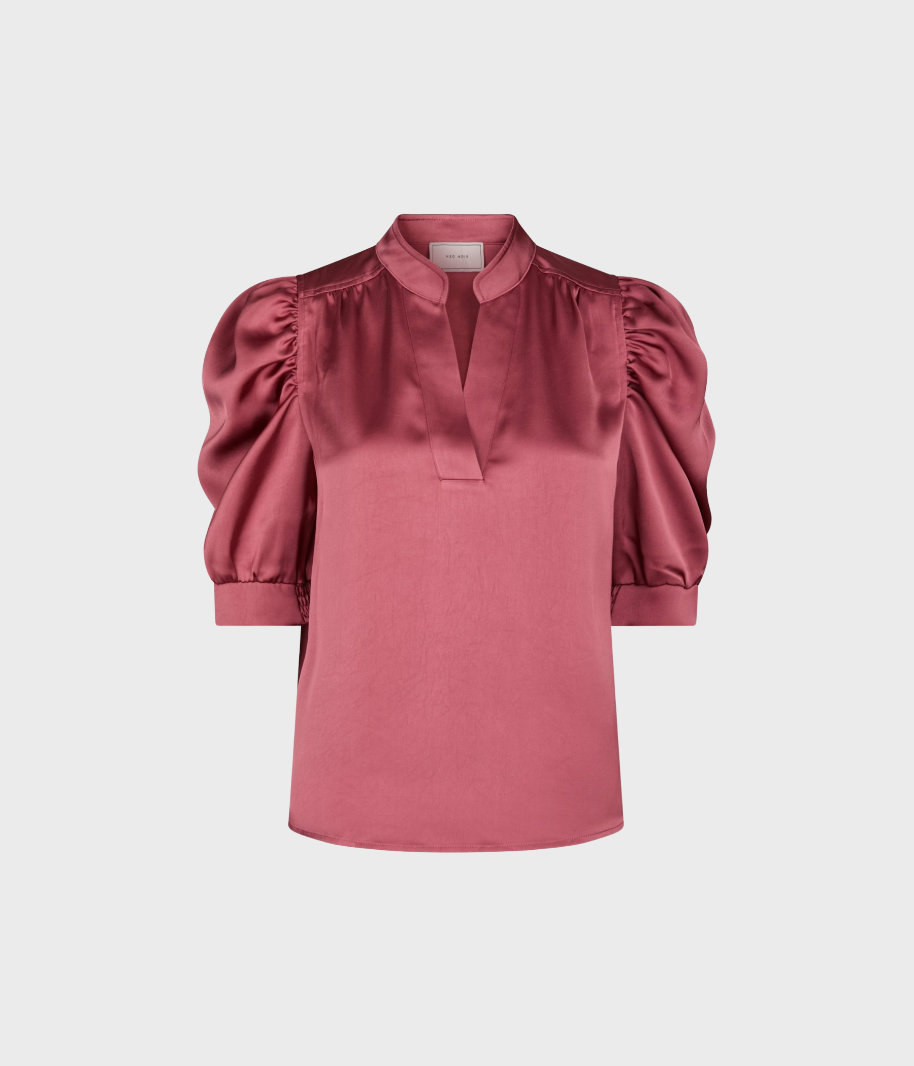 Roella Heavy Sateen Blouse. (430 Cherry Pink) - D.O. Design Only
