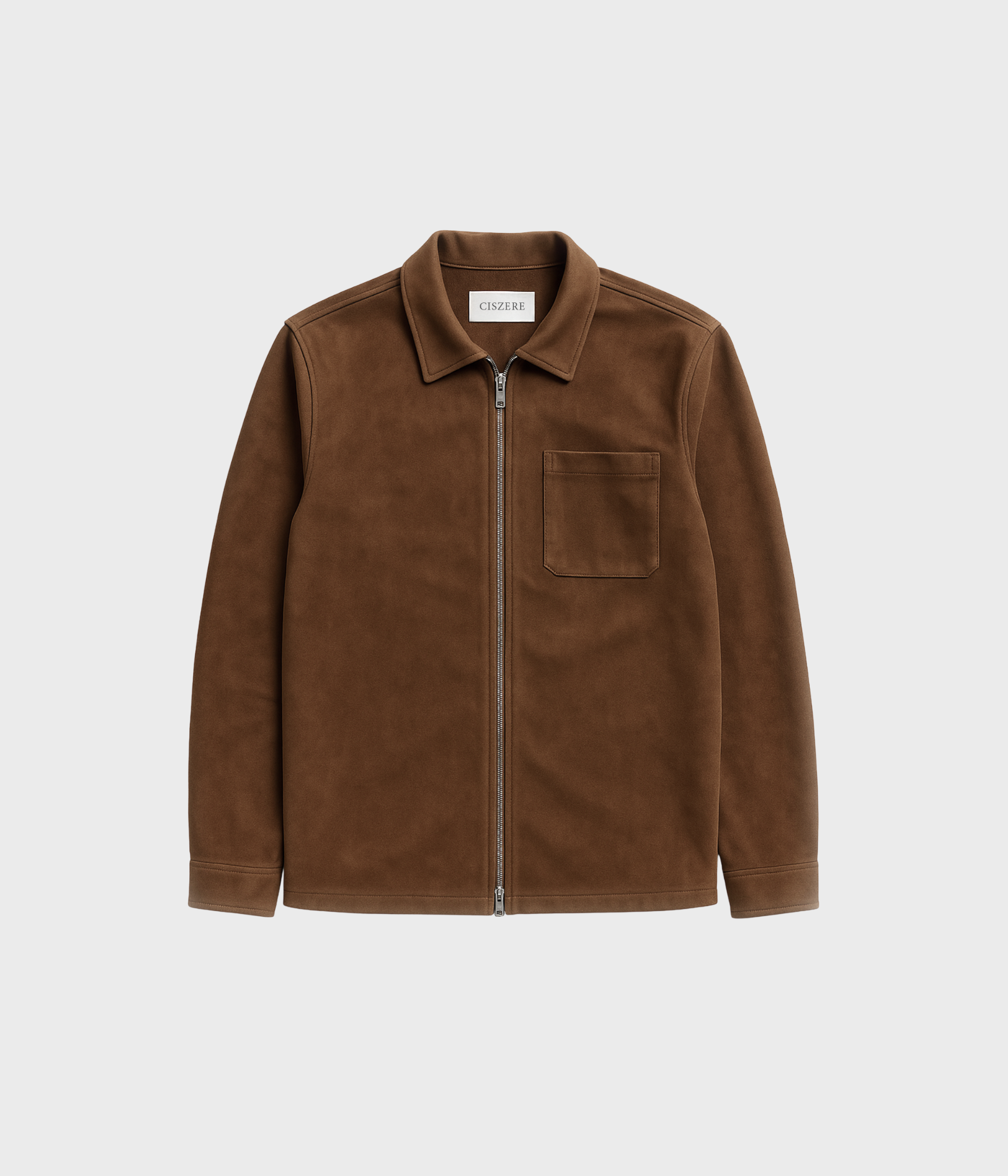 Neo Vegan Suede Overshirt 2.0 (064 Mocha brown)