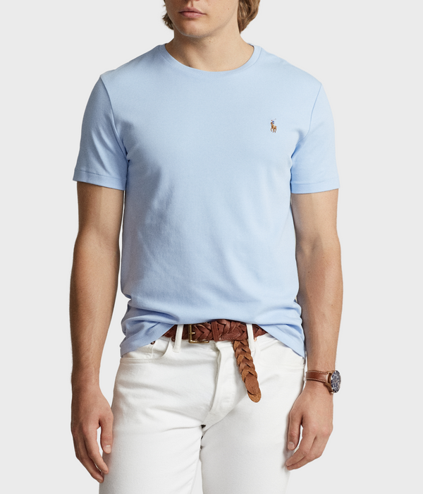 Klassisk ljusblå t-shirt från Ralph Lauren