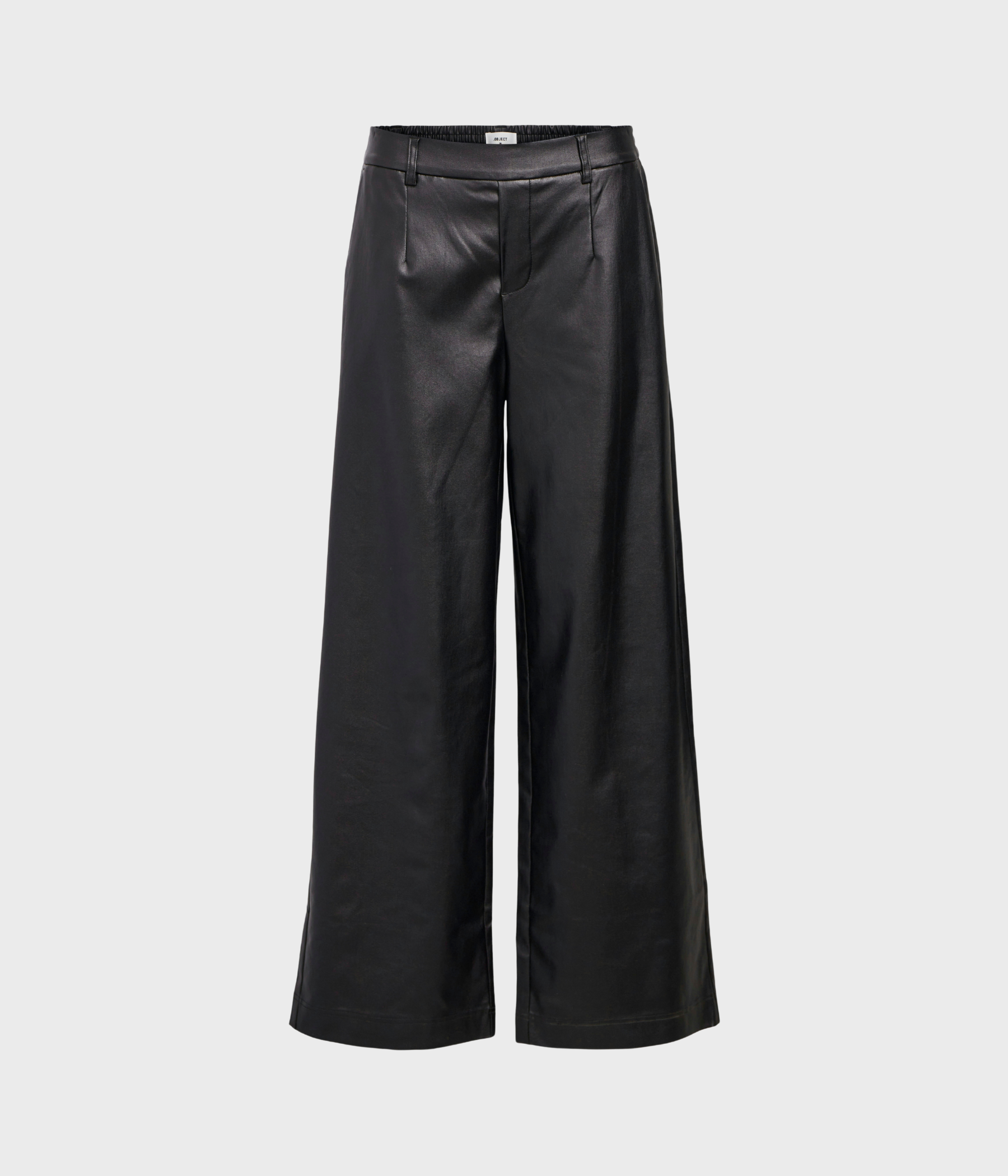 OBJMELBA LISA WIDE COATED PANT 135 DIV (Black)
