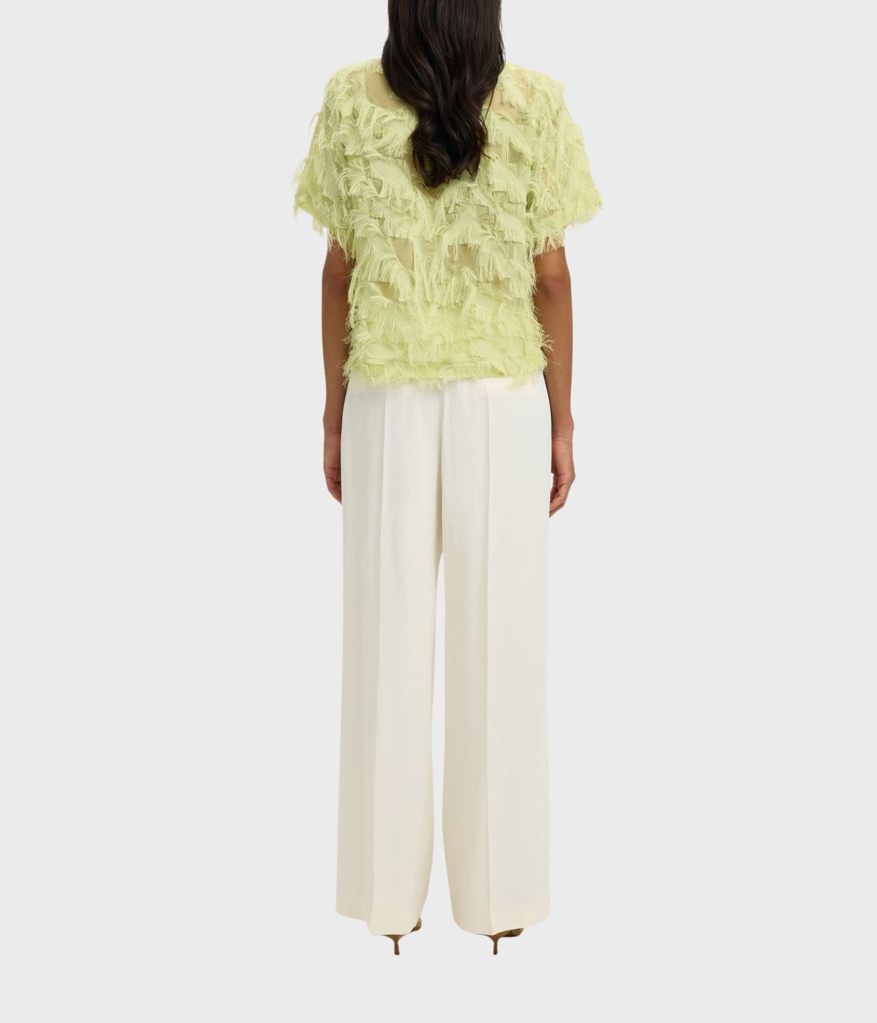 Slfmyline Ss Boat Neck Top B (Lint)
