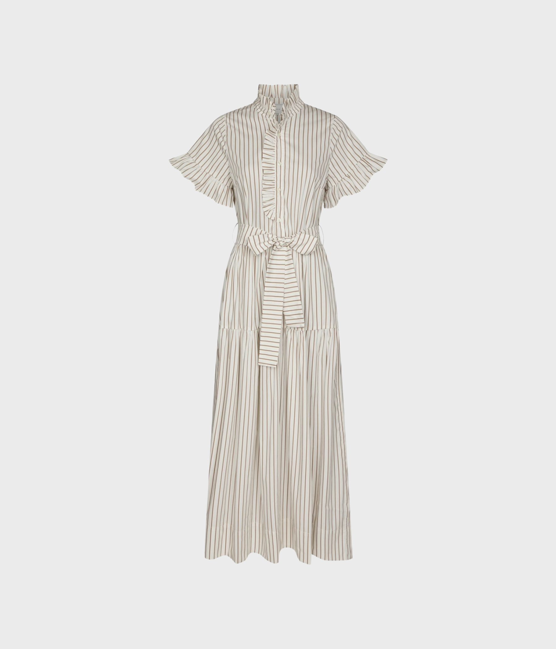 Nellie Wide Stripe Dress (124 Ivory)