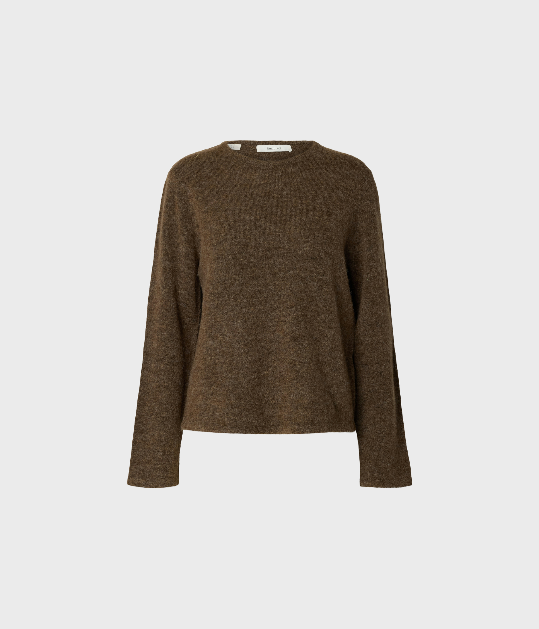 Slwlulu New Ls Knit O-Neck Noos (Dachshund Detail:MELANGE)