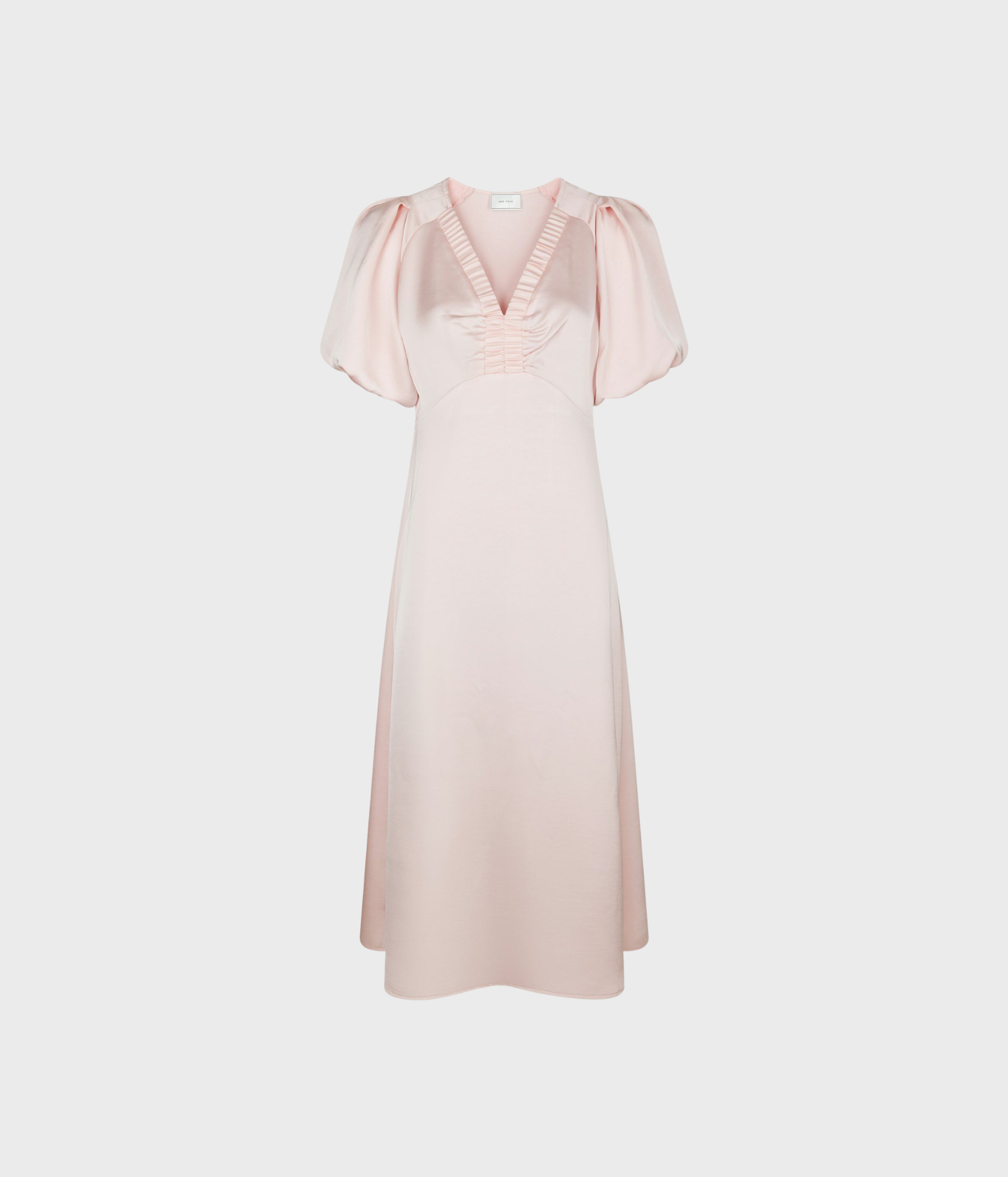 Illana Heavy Sateen Dress. (754 Light pink)