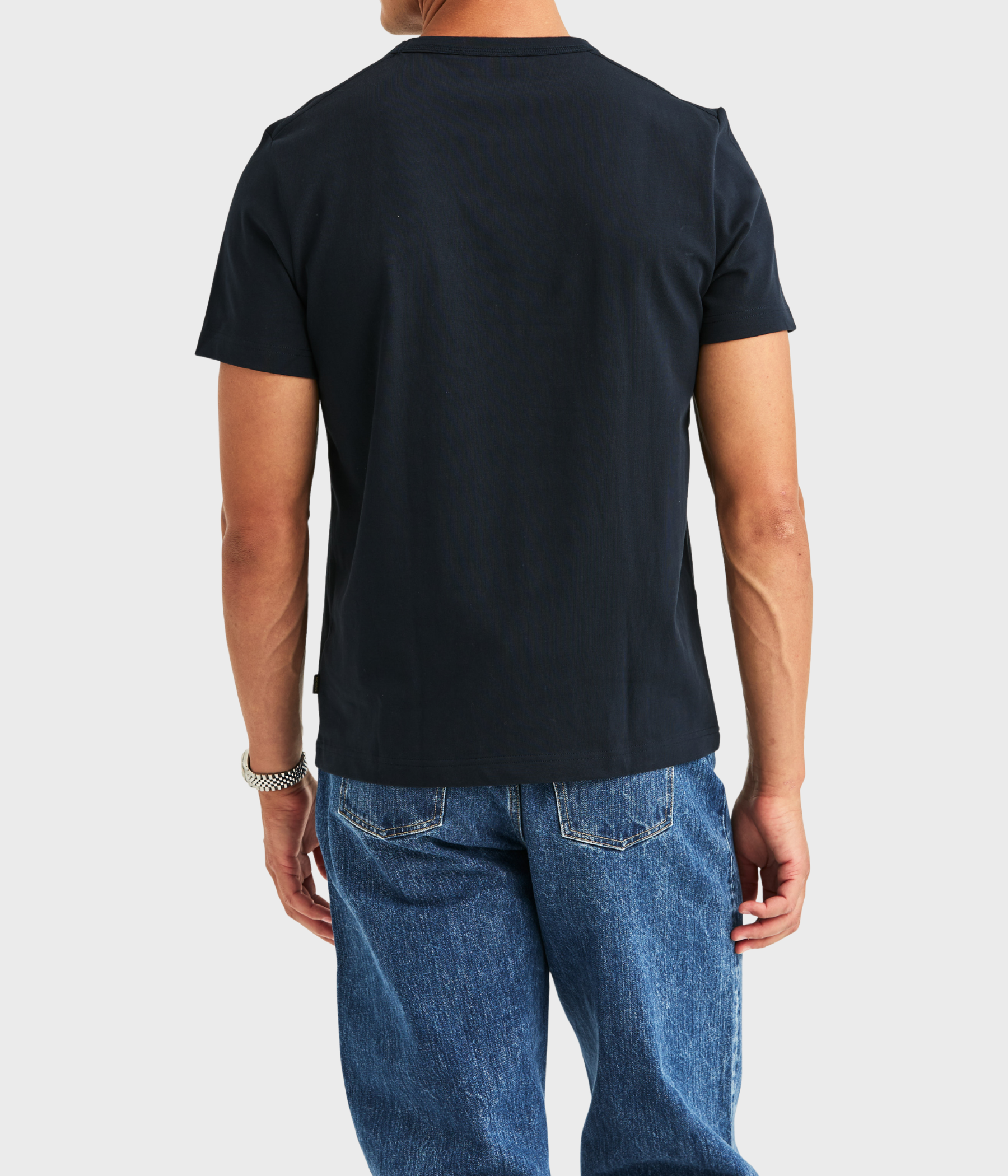 Brian Logo Crew Neck T-Shirt (59 Old Blue)