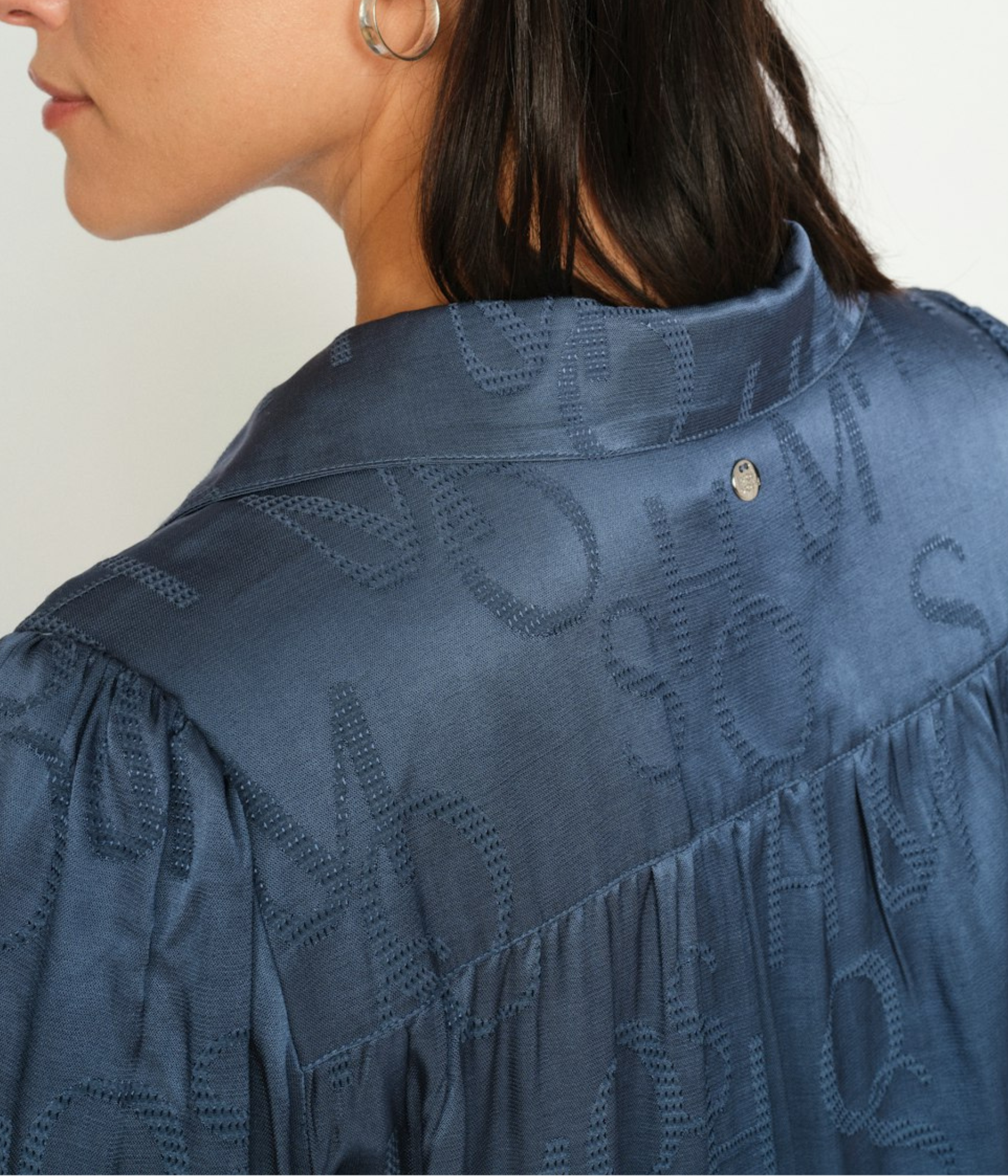 Mmaldo Monogram Blouse (244 Ensign Blue)