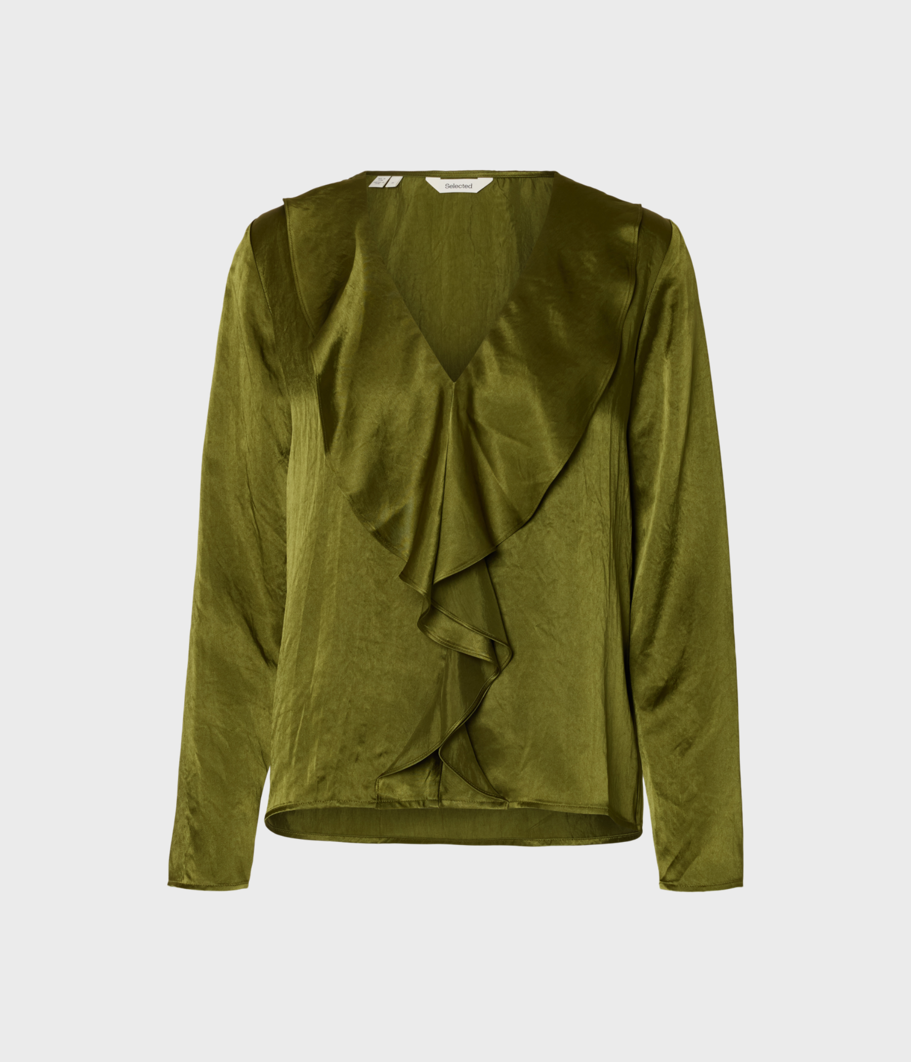 SLFSELENE LS V-NECK TOP EX. (Avocado)