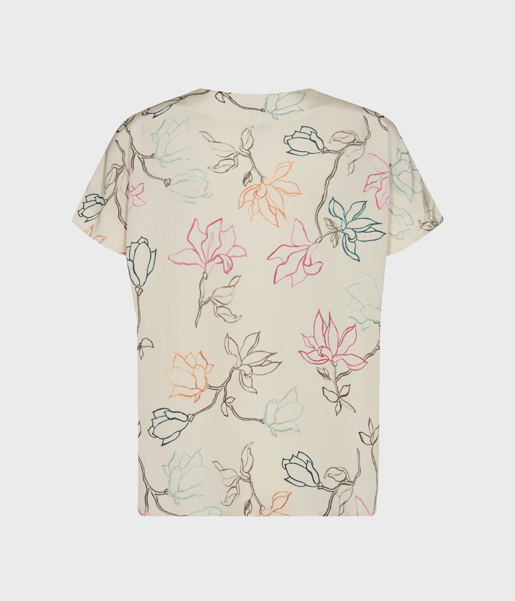 Mmmargie Leavy Blouse (180 Ecru)