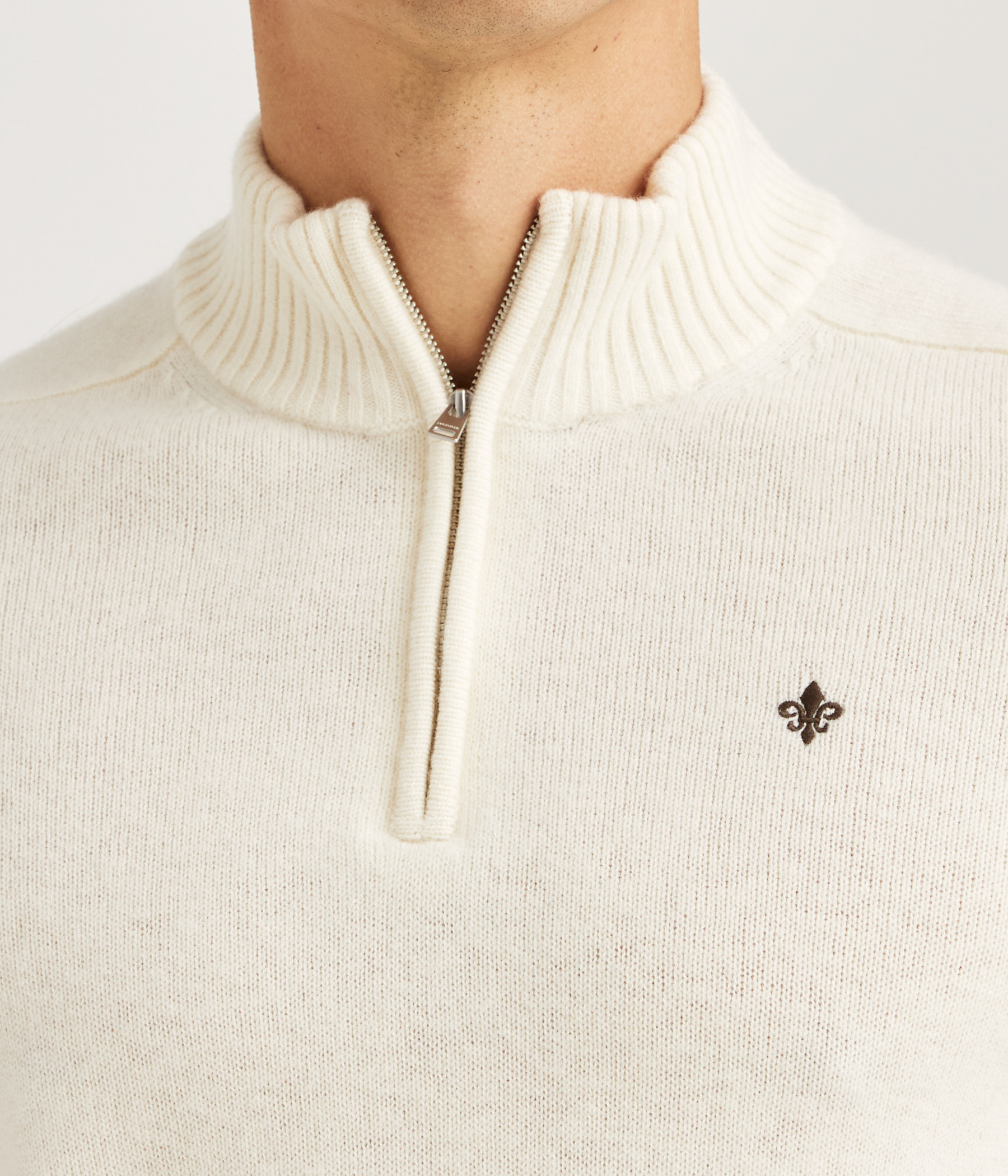 New Hertford Half Zip. (02 Off white)