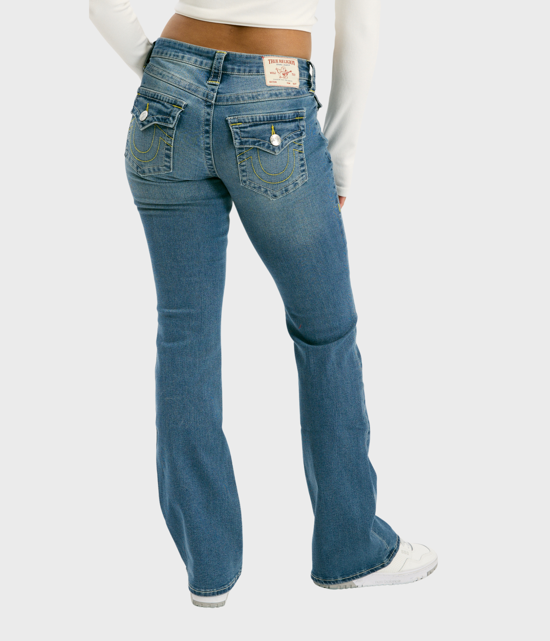 BECCA MID RISE BOOT CUT FLAP. (IOFM ARABELLA)