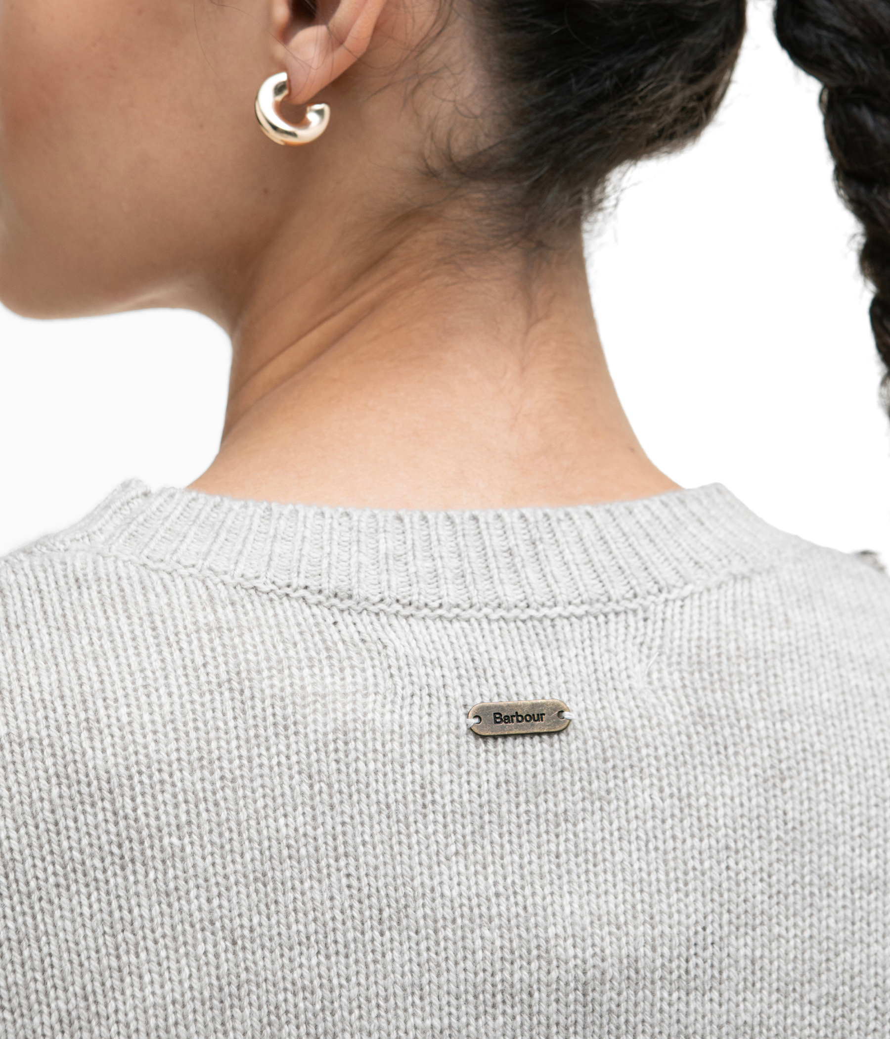 Barbour Woodhouse Knitted Jumper (ST53 Oatmeal)