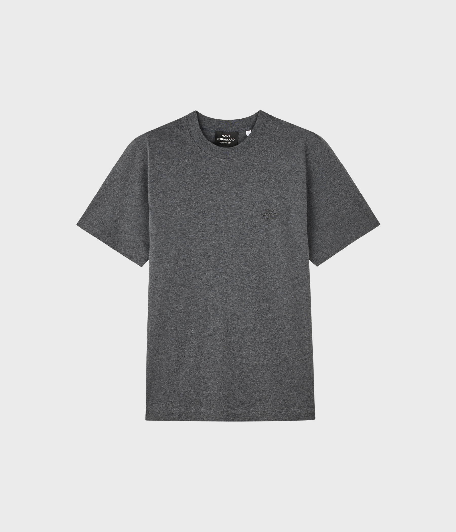 Cotton Jersey Frode Logo Tee Fav. (8129 Dark Grey Melange)