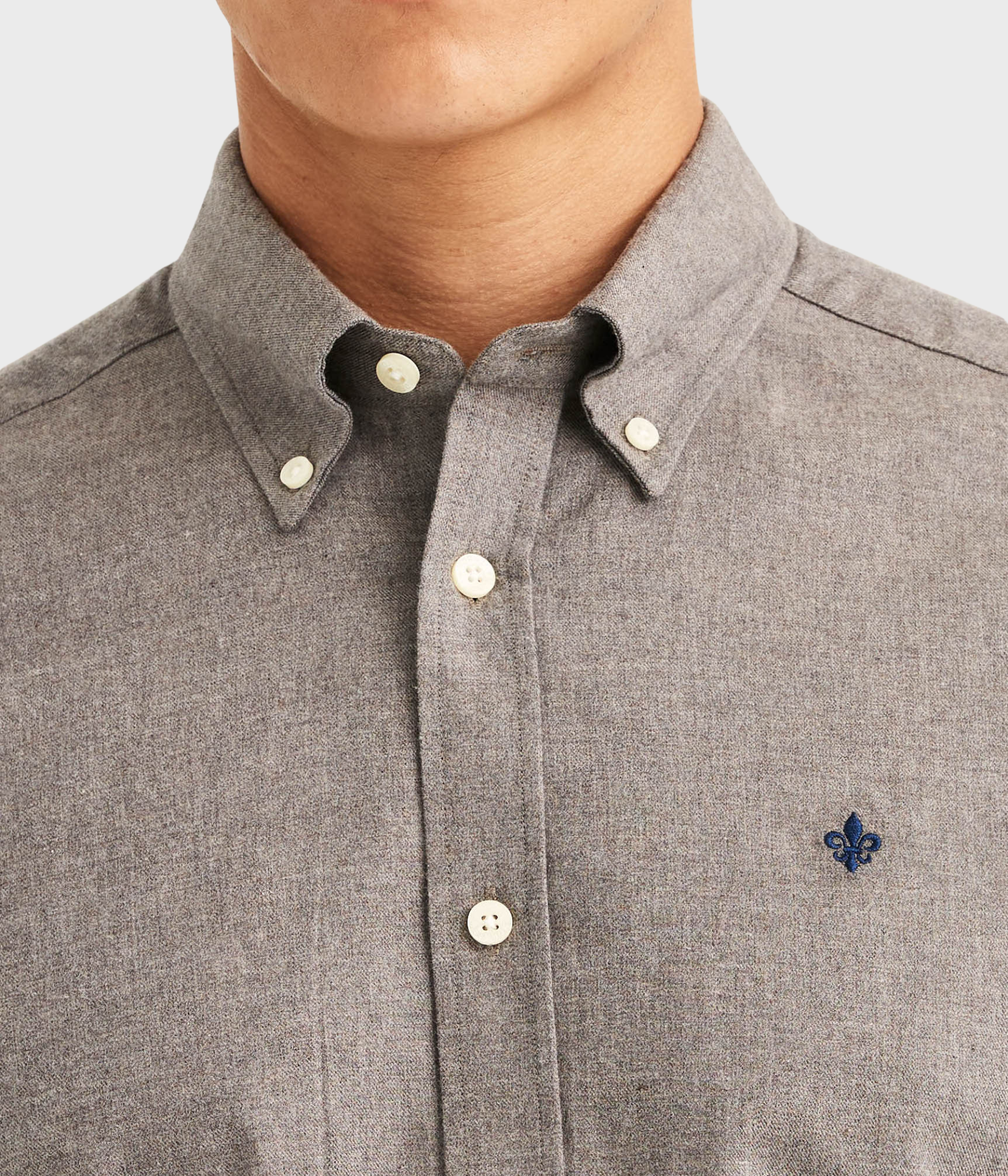 Watts Flannel Shirt-Slim Fit (82 Brown)