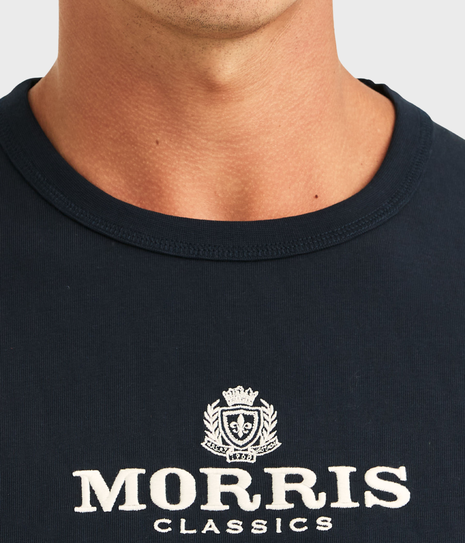 Brian Logo Crew Neck T-Shirt (59 Old Blue)
