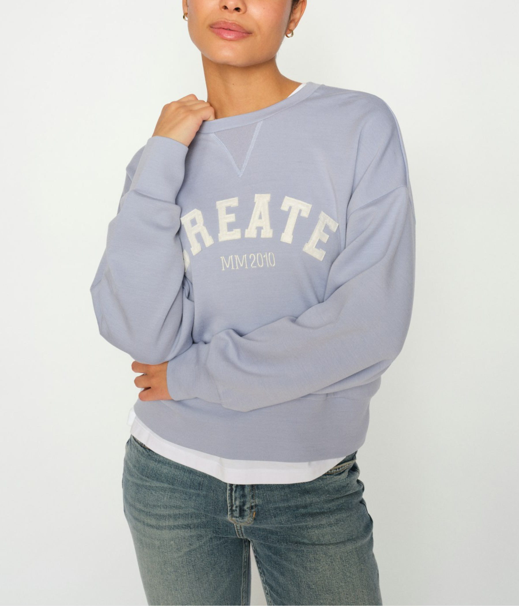 Mmcelli O-LS Sweatshirt. (245 Eventide)