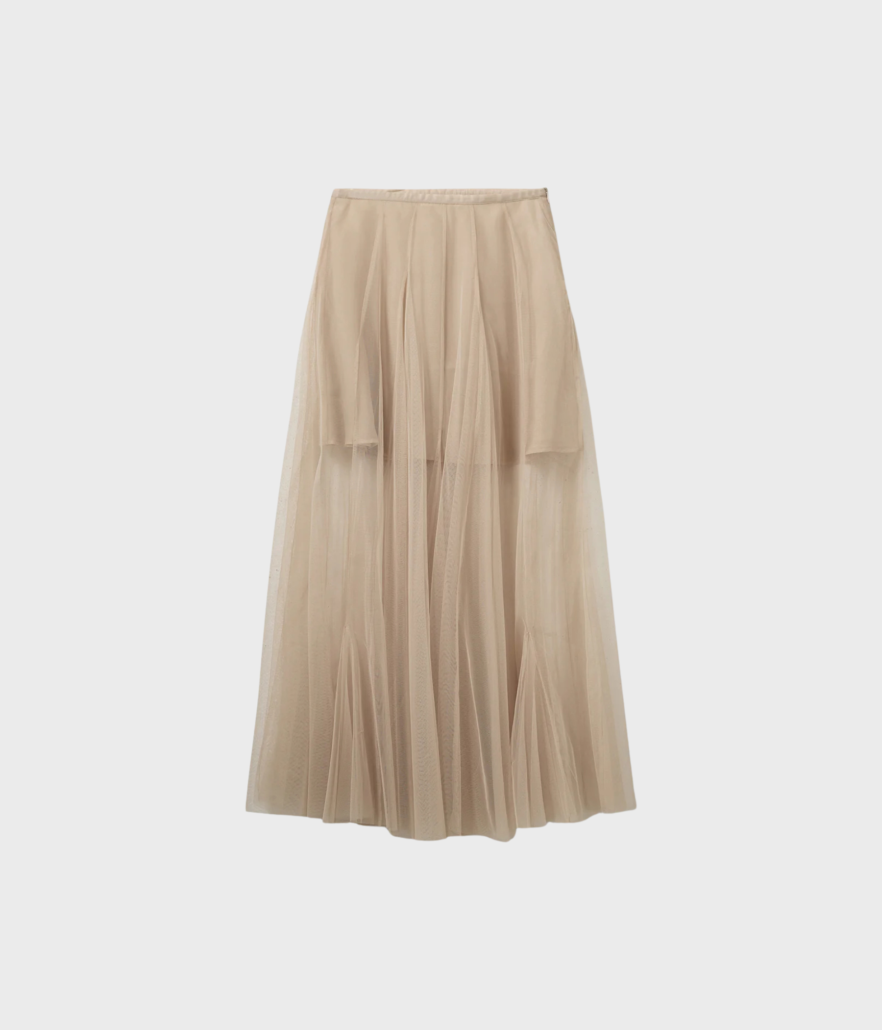ROASLYSW MAXI TULLE SKIRT (7105 Light Sand)